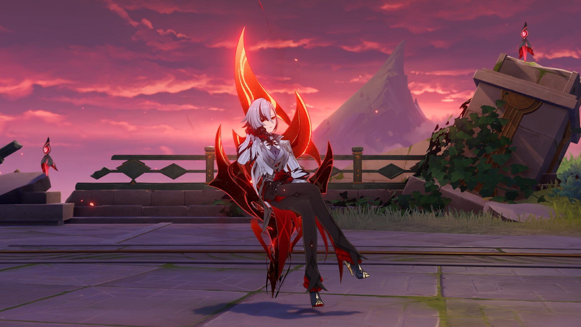 Screenshot for Genshin Impact: Two Worlds Aflame, the Crimson Night Fades