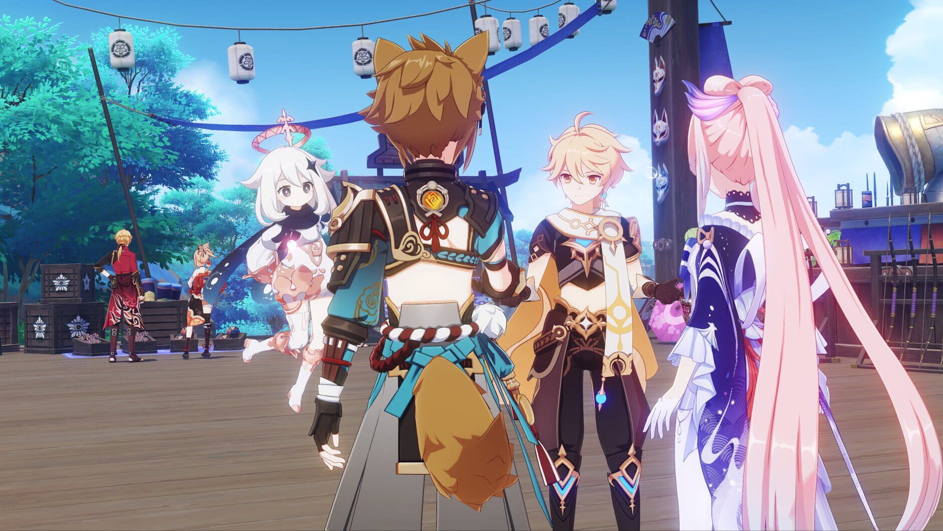 Screenshot for Genshin Impact: Two Worlds Aflame, the Crimson Night Fades