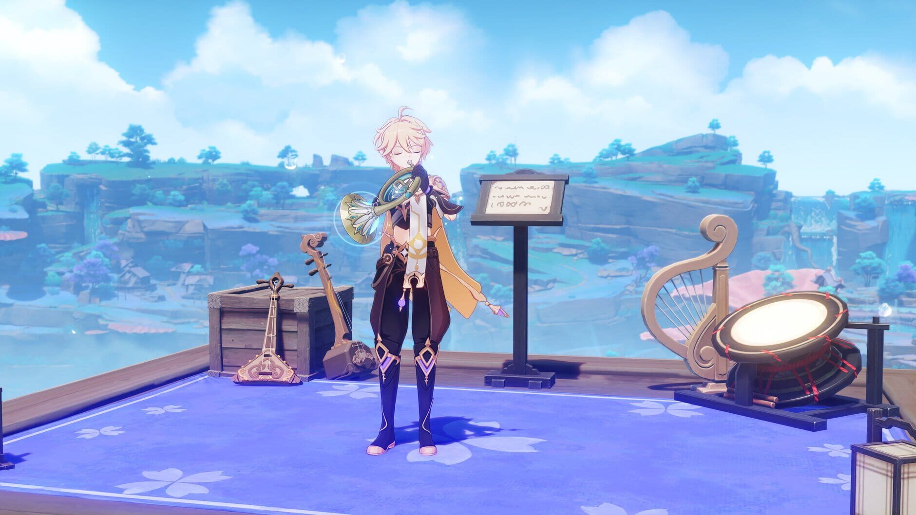 Screenshot for Genshin Impact: Two Worlds Aflame, the Crimson Night Fades