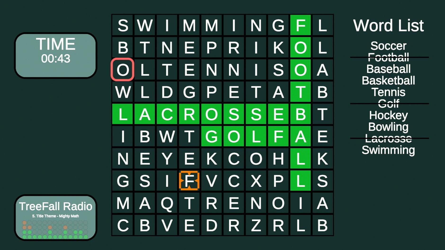 Screenshot for 1-2-Word Search!