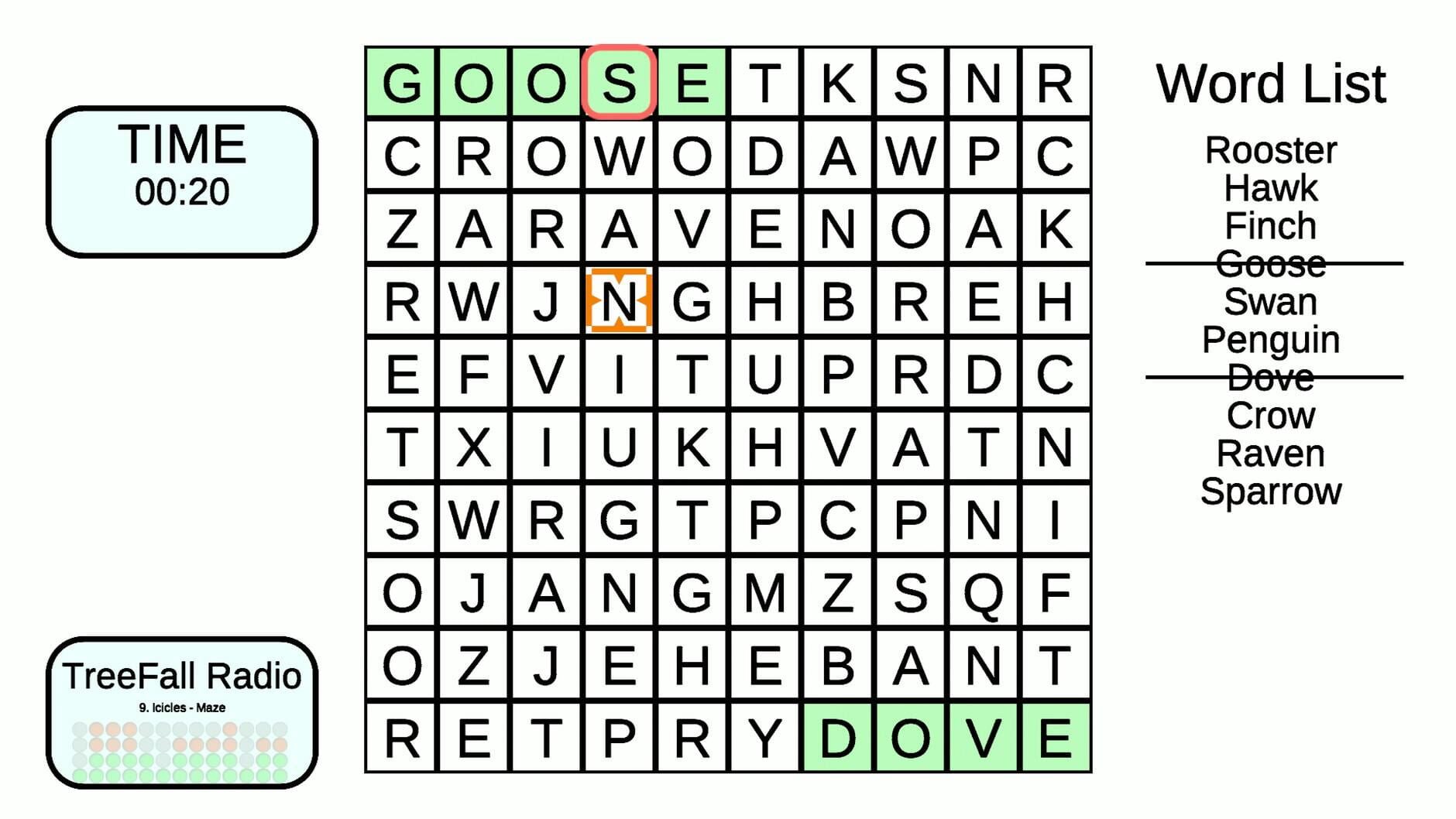 Screenshot for 1-2-Word Search!