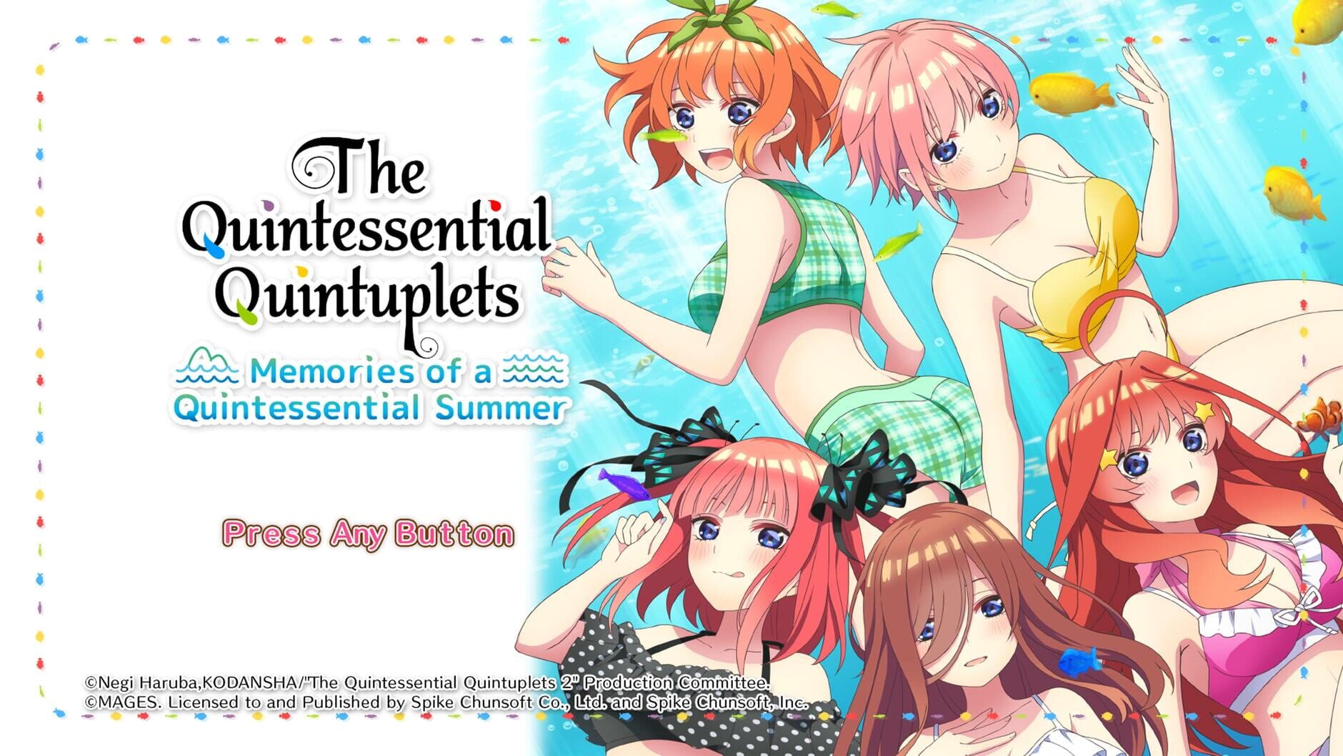 Screenshot for The Quintessential Quintuplets: Memories of a Quintessential Summer