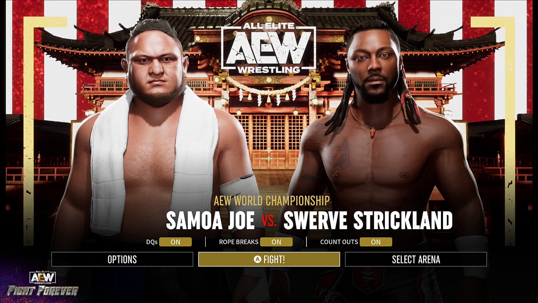 Screenshot for All Elite Wrestling: Fight Forever - World War Joe