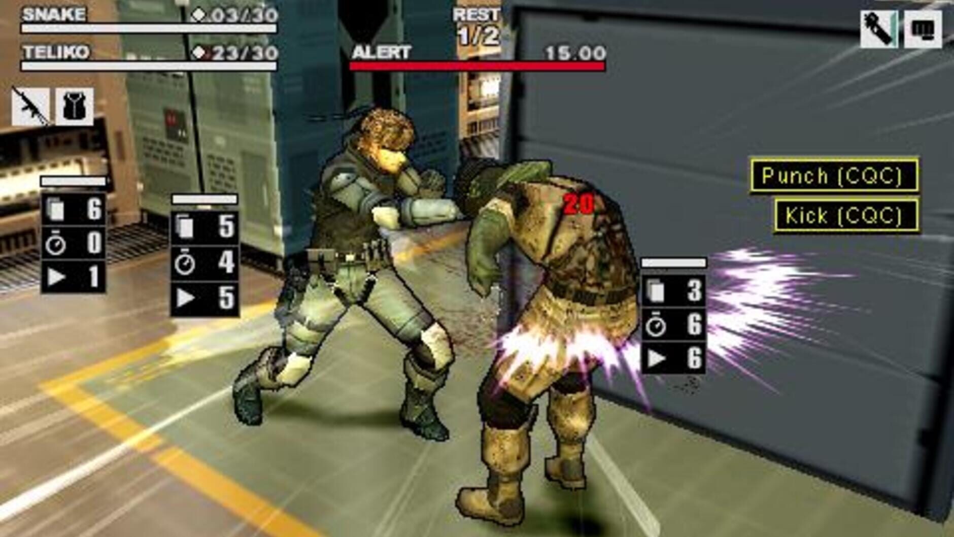 Screenshot for Metal Gear Acid 2