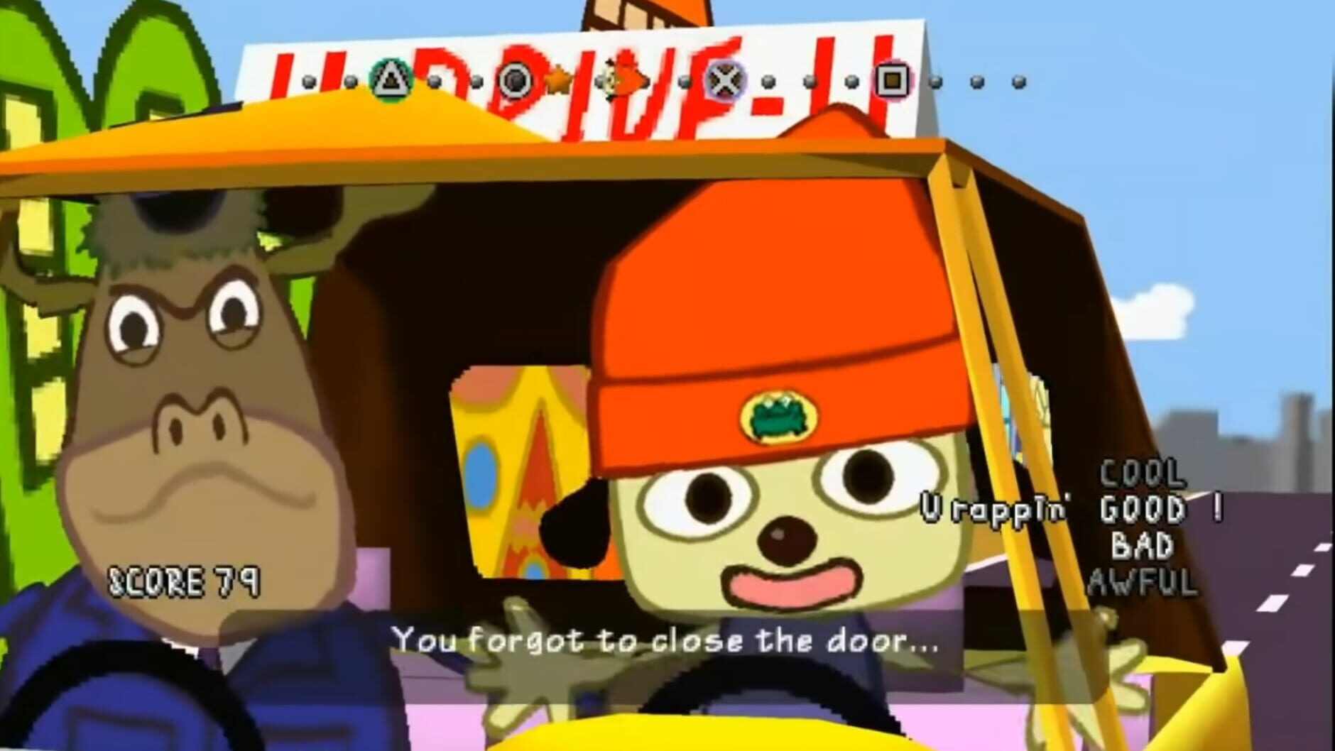 Screenshot for PaRappa the Rapper