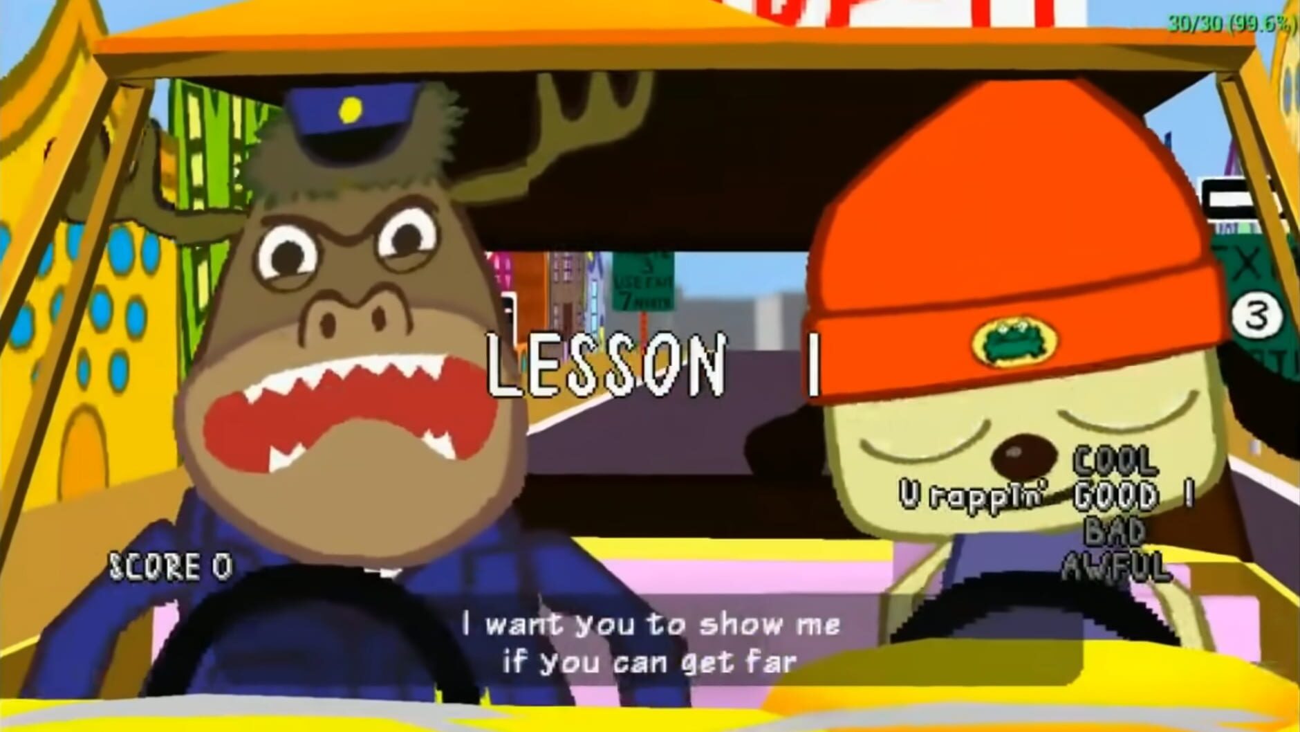 Screenshot for PaRappa the Rapper