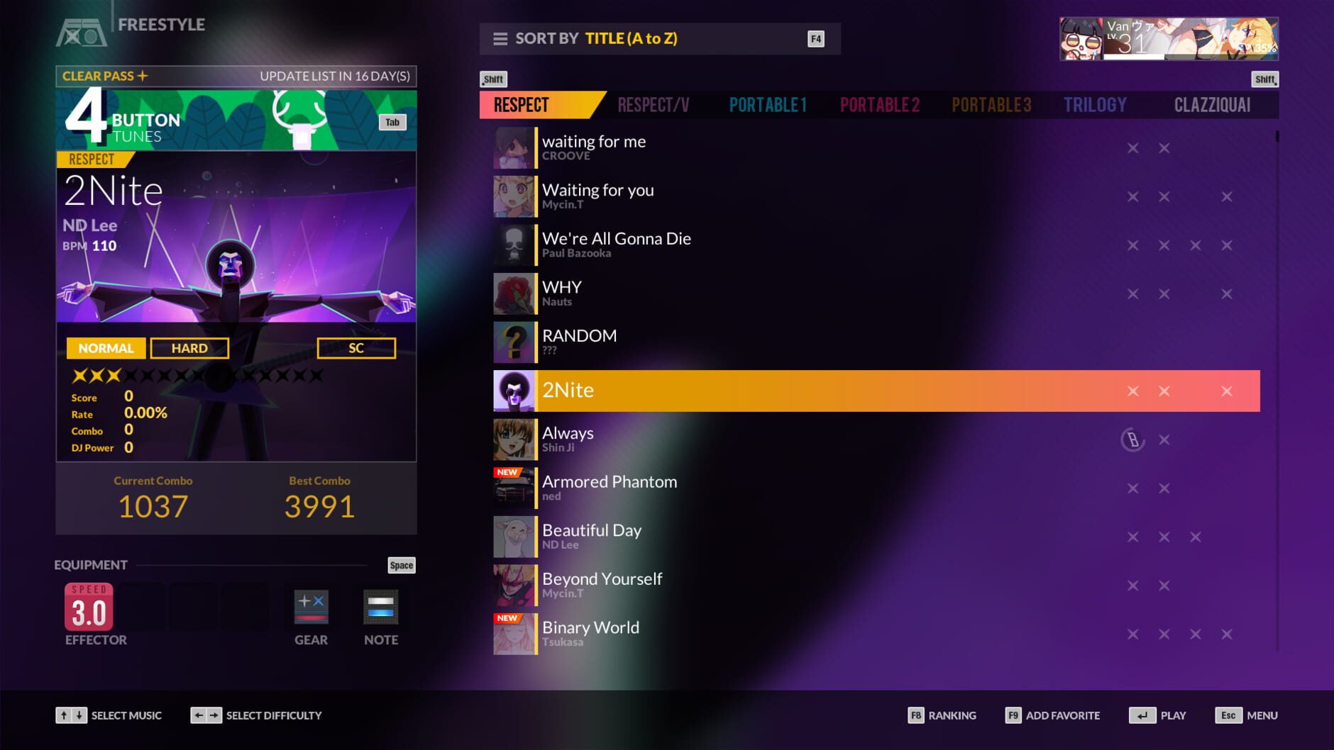 Screenshot for DJMax Respect V