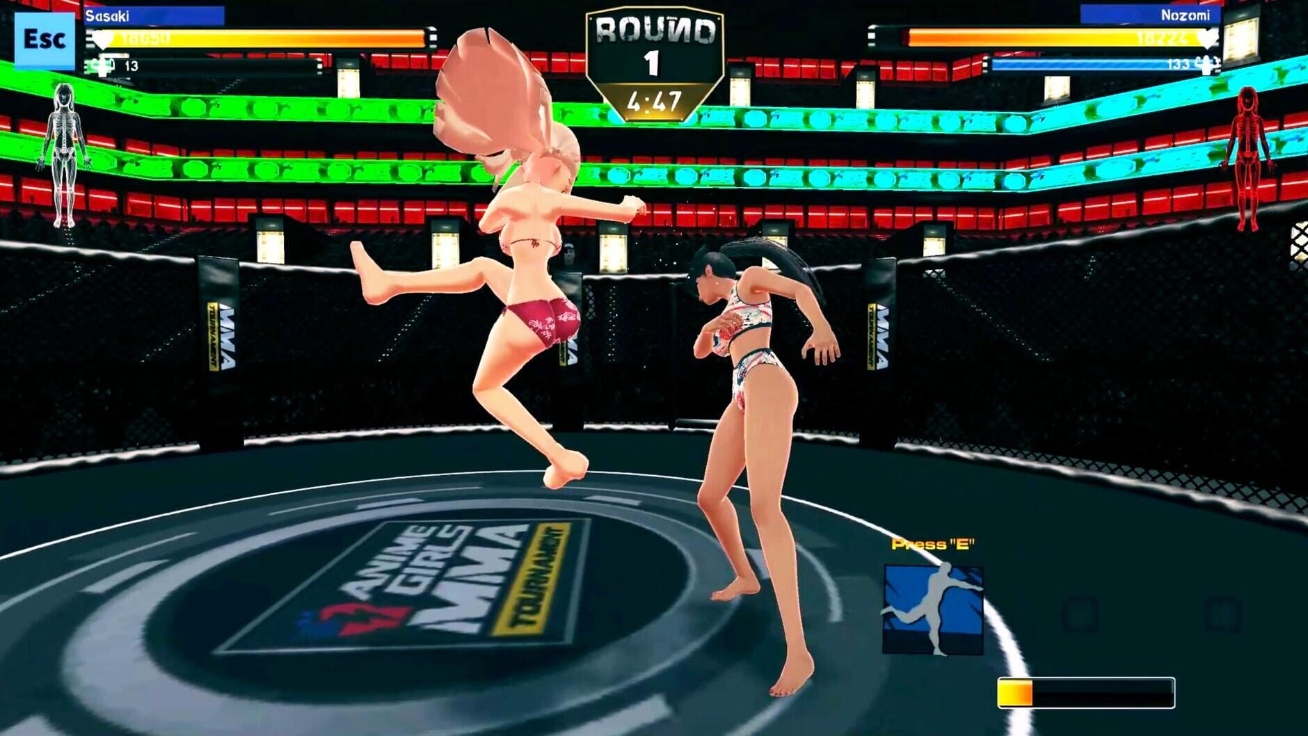 Screenshot for Anime Girls: MMA Tournament