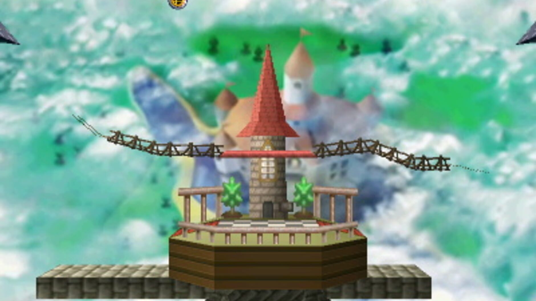 Screenshot for Super Smash Bros. for Nintendo 3DS: Peach's Castle