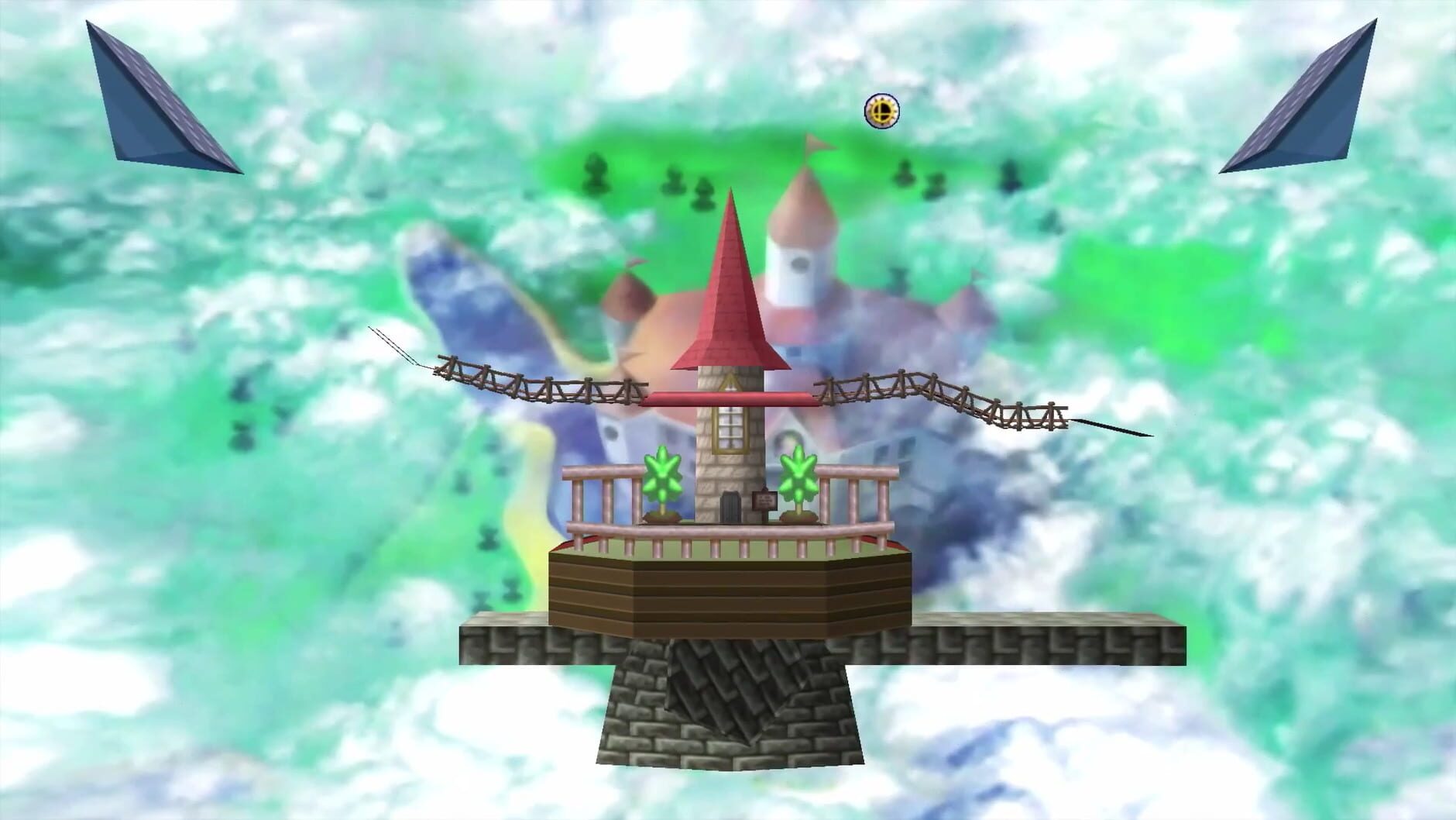 Screenshot for Super Smash Bros. for Wii U: Peach's Castle