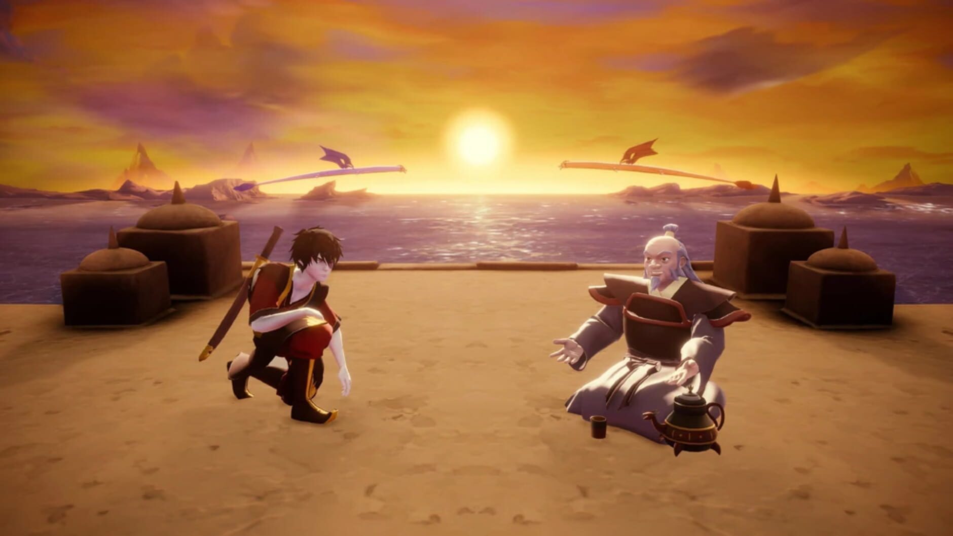 Screenshot for Nickelodeon All-Star Brawl 2: Iroh Brawl Pack