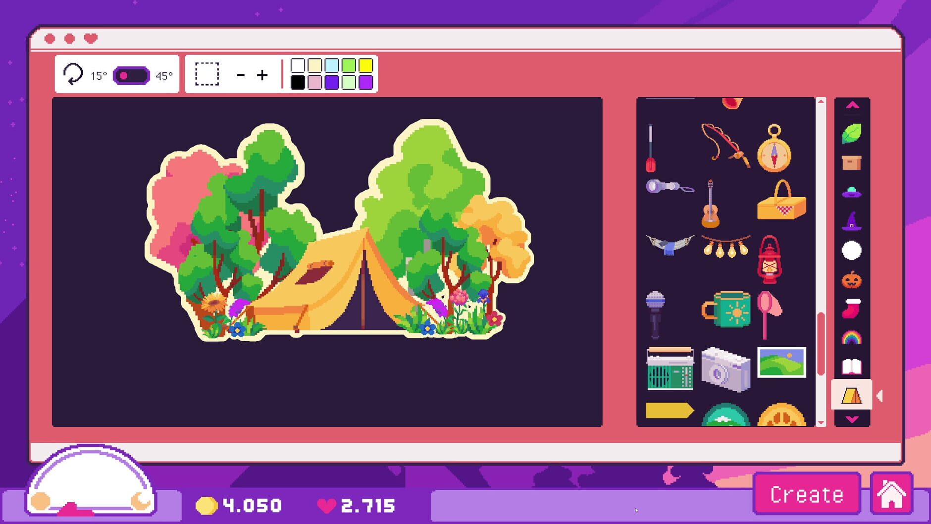 Screenshot for Sticky Business: Camp Zinnias