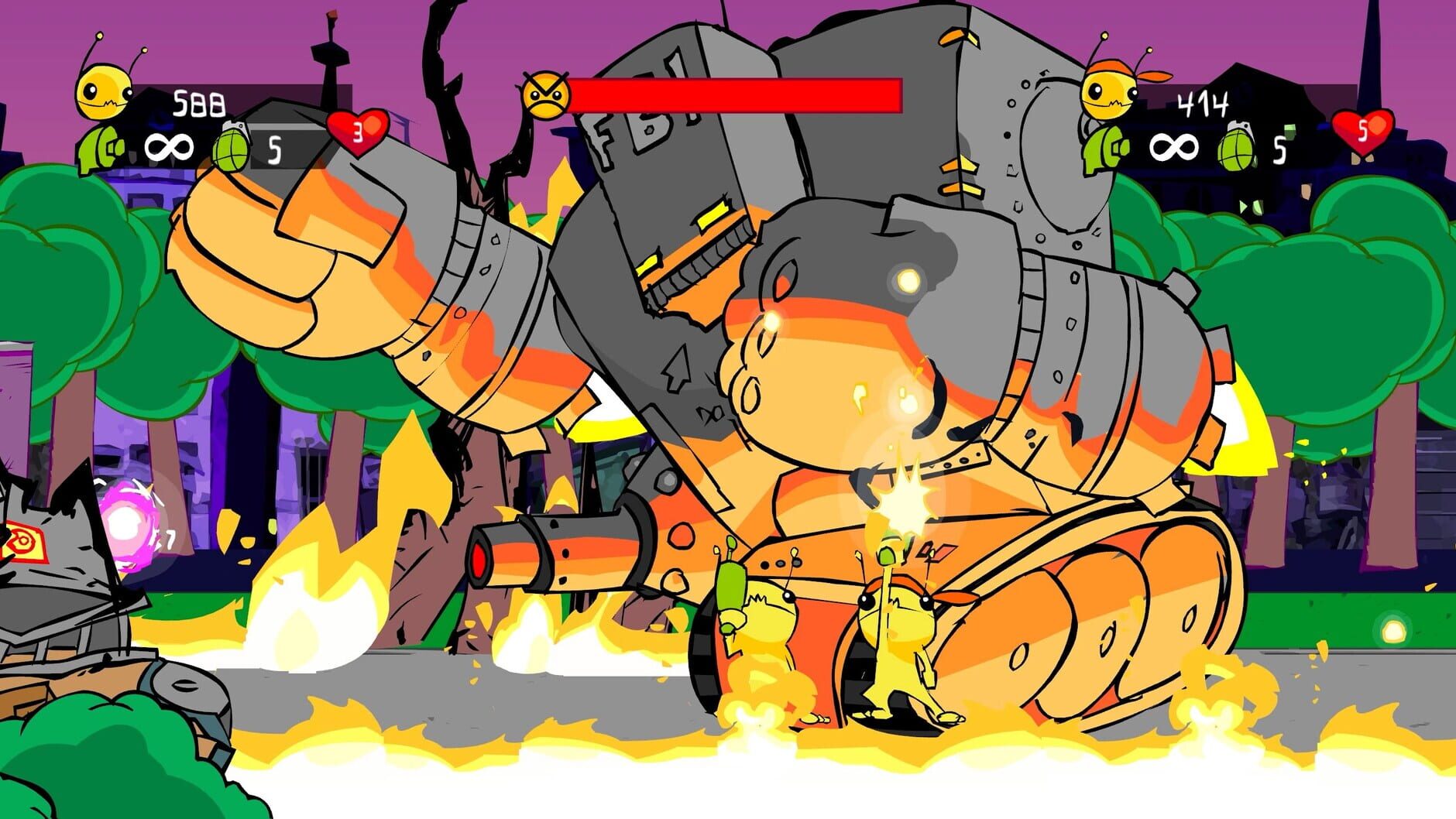 Screenshot for Alien Hominid HD