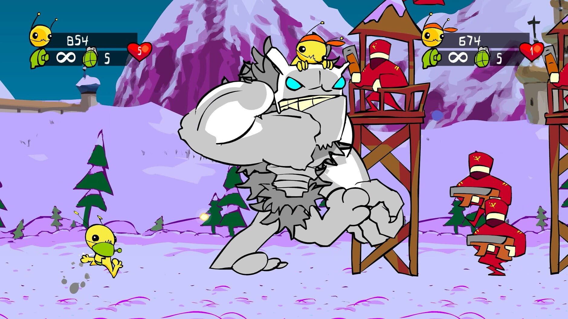 Screenshot for Alien Hominid HD