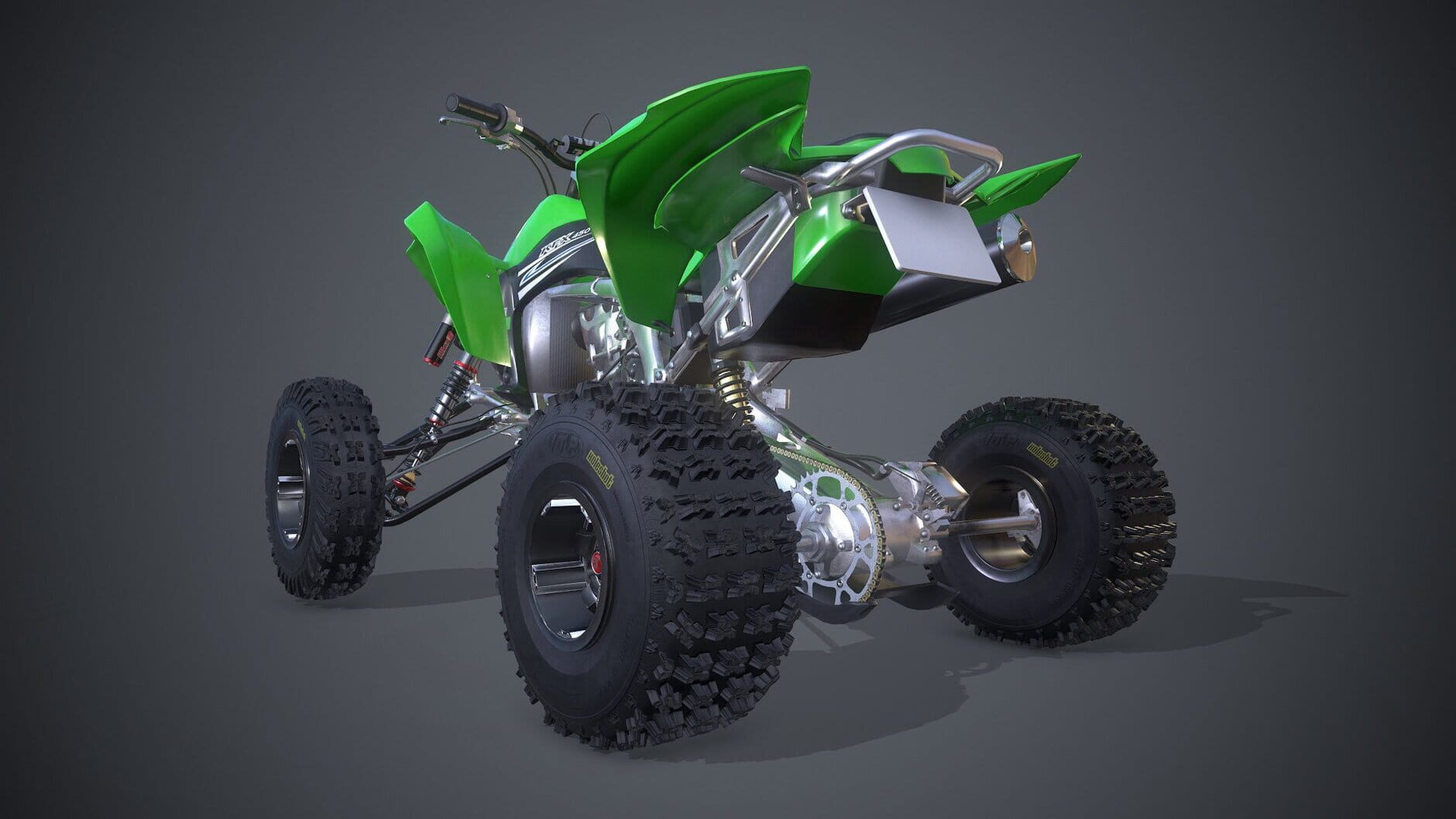 Screenshot for MX vs. ATV All Out: 2011 Kawasaki KFX450R