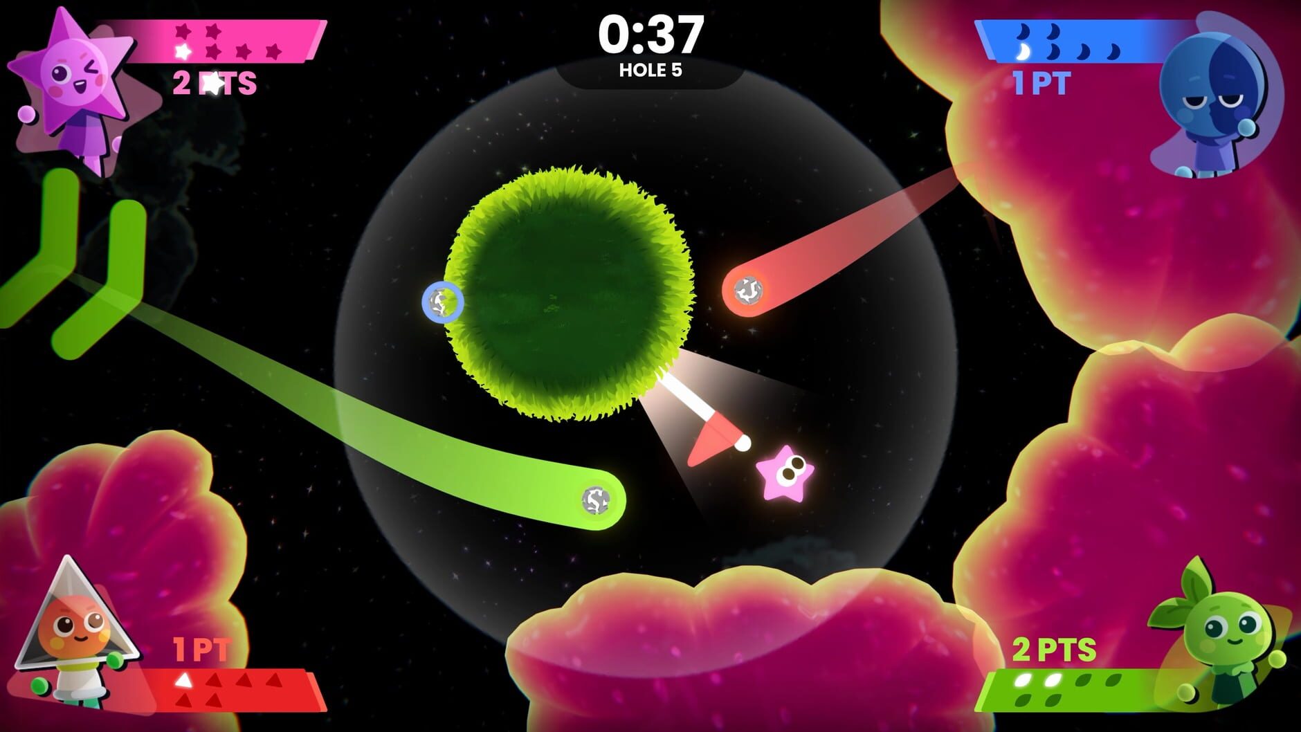 Screenshot for Which Way Up: Galaxy Games