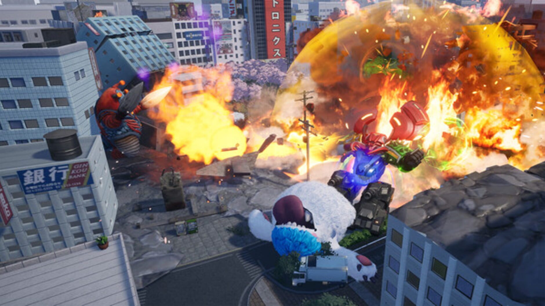 Screenshot for GigaBash: Mighty DLC - R.O.J.A.K & Balzarr
