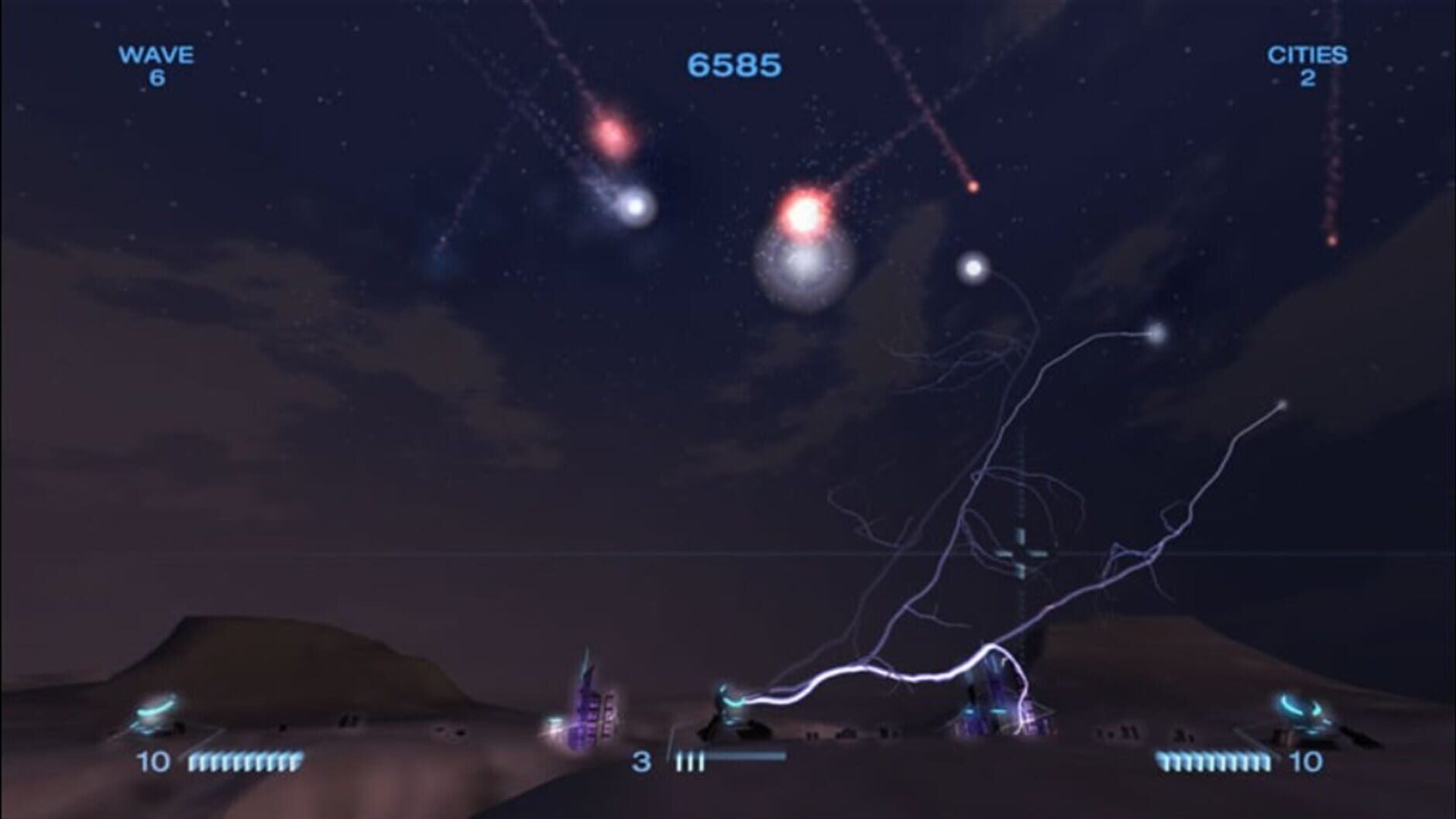 Screenshot for Missile Command