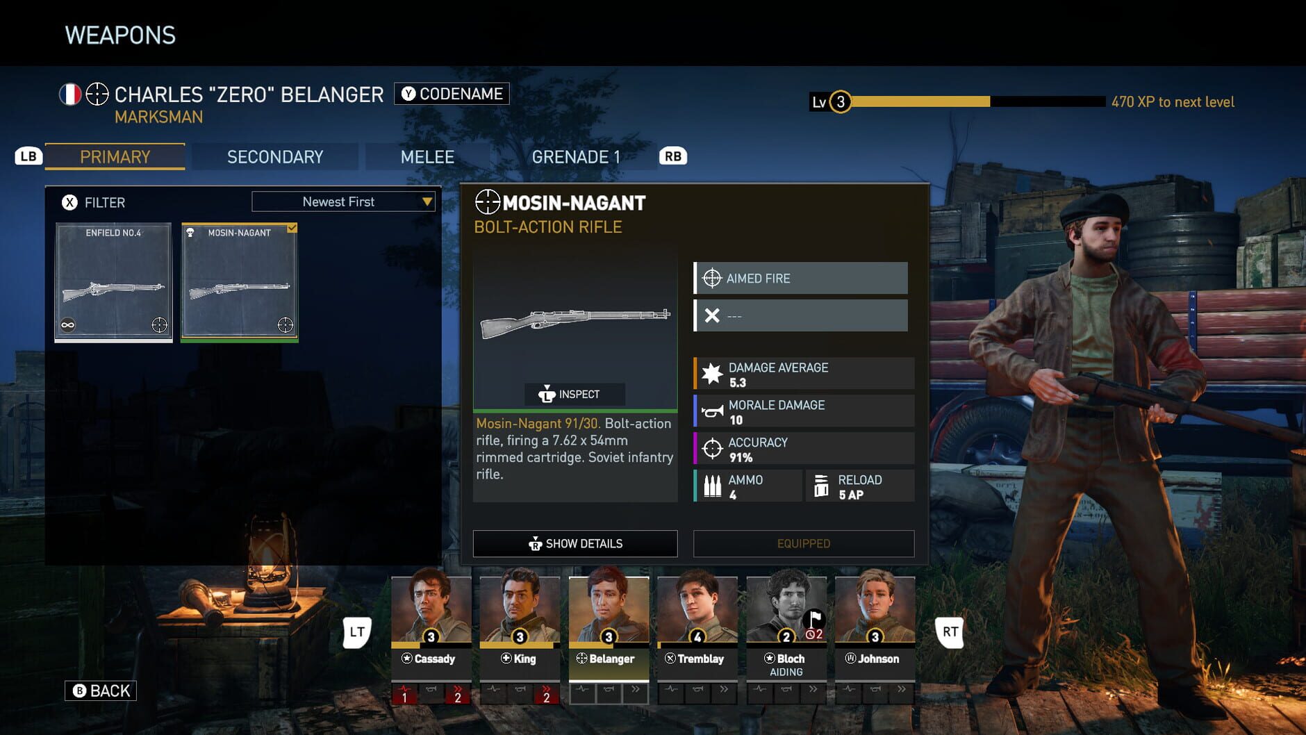 Screenshot for Classified: France '44 - Talon