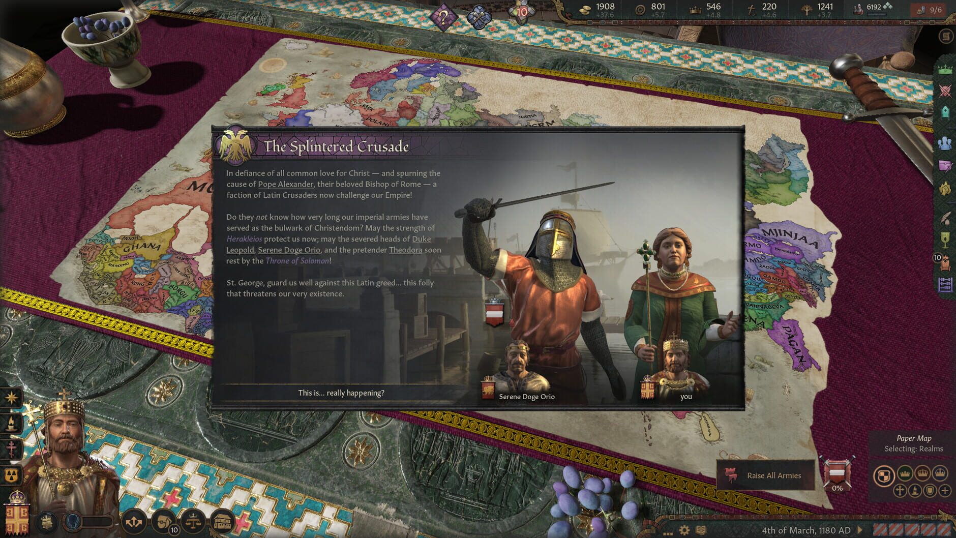 Screenshot for Crusader Kings III: Roads to Power