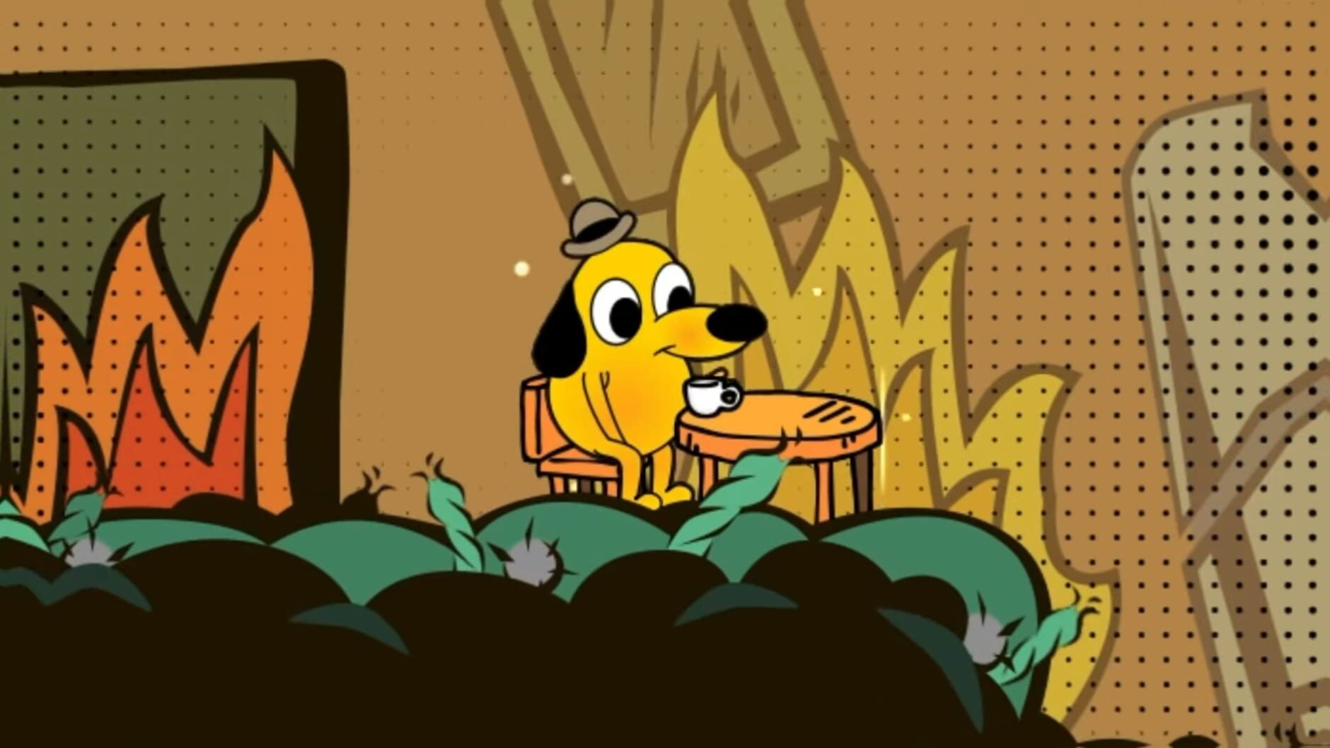 Screenshot for This is Fine: Maximum Cope