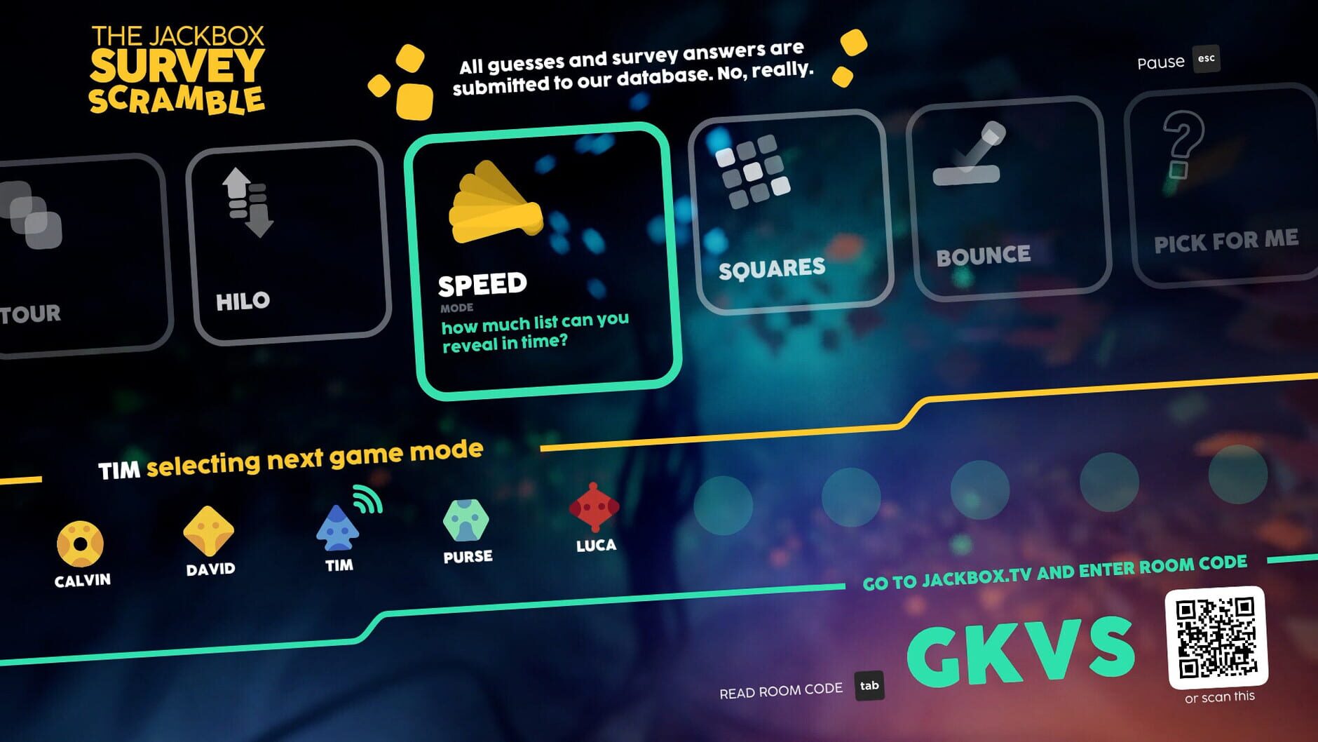 Screenshot for The Jackbox Survey Scramble