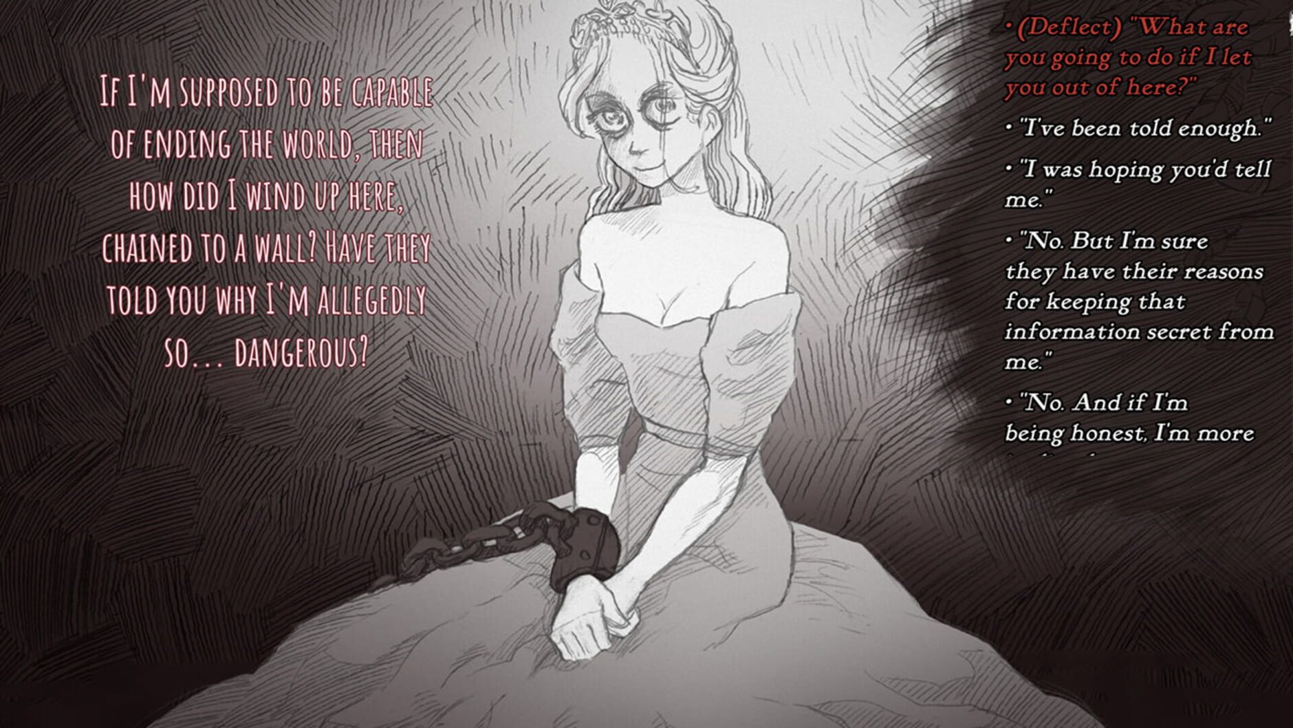 Screenshot for Slay the Princess: The Pristine Cut