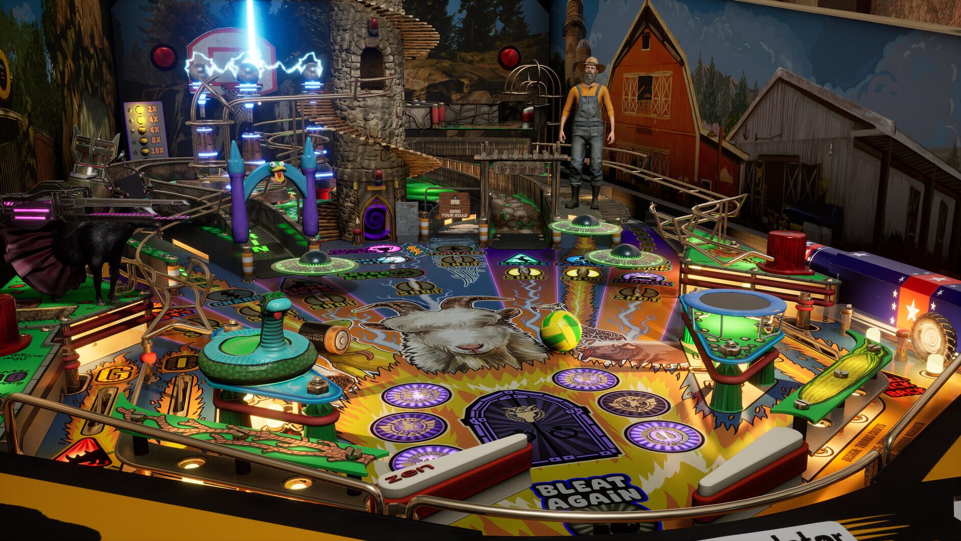 Screenshot for Pinball FX: Goat Simulator Pinball