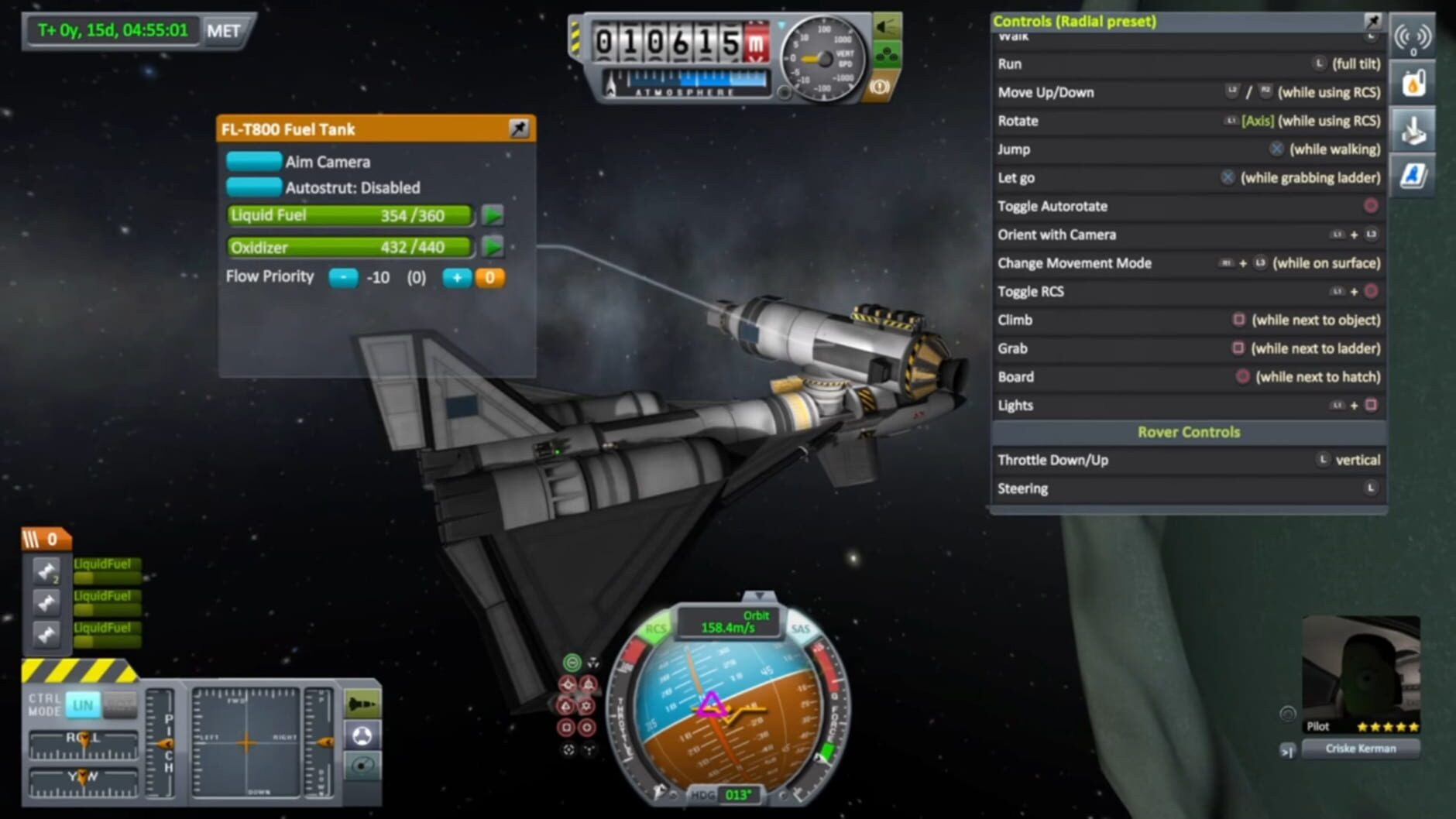 Screenshot for Kerbal Space Program: Enhanced Edition - History and Parts Pack