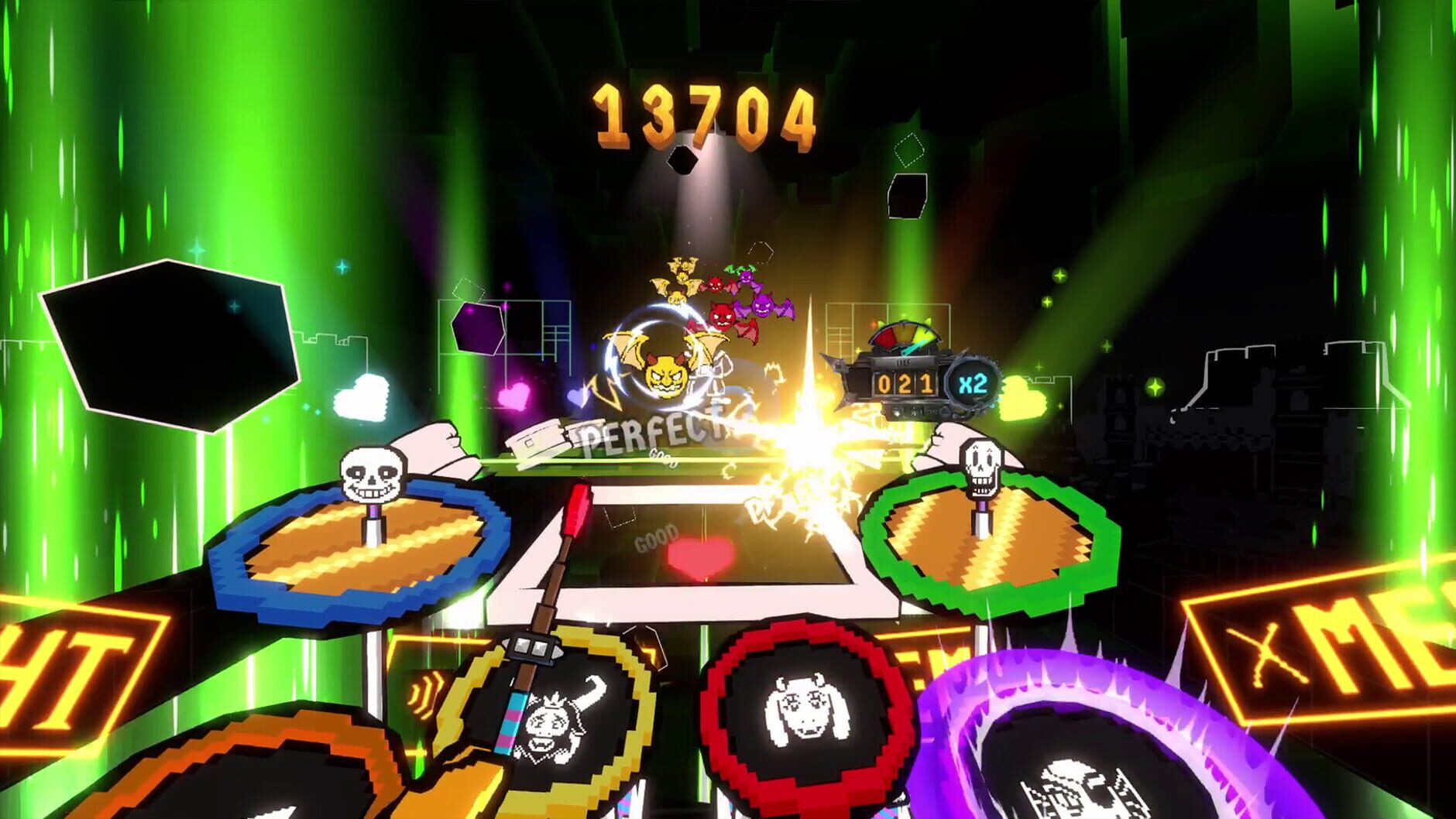 Screenshot for Drums Rock: Undertale - 'Hopes And Dreams'