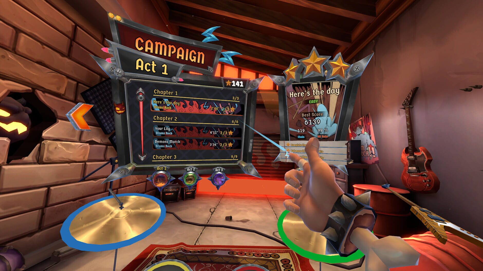 Screenshot for Drums Rock: Feuerschwanz - 'Das Elfte Gebot'
