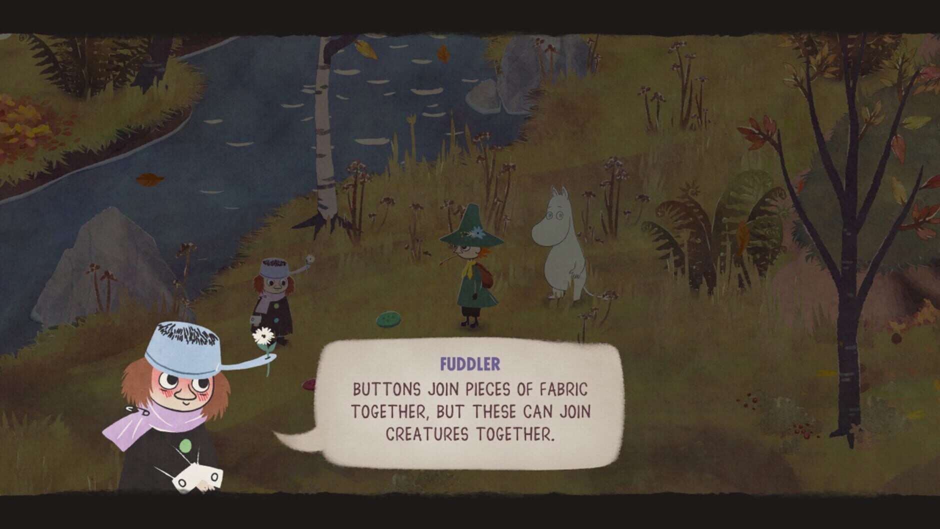 Screenshot for Snufkin: Melody of Moominvalley - Fuddler's Courtship