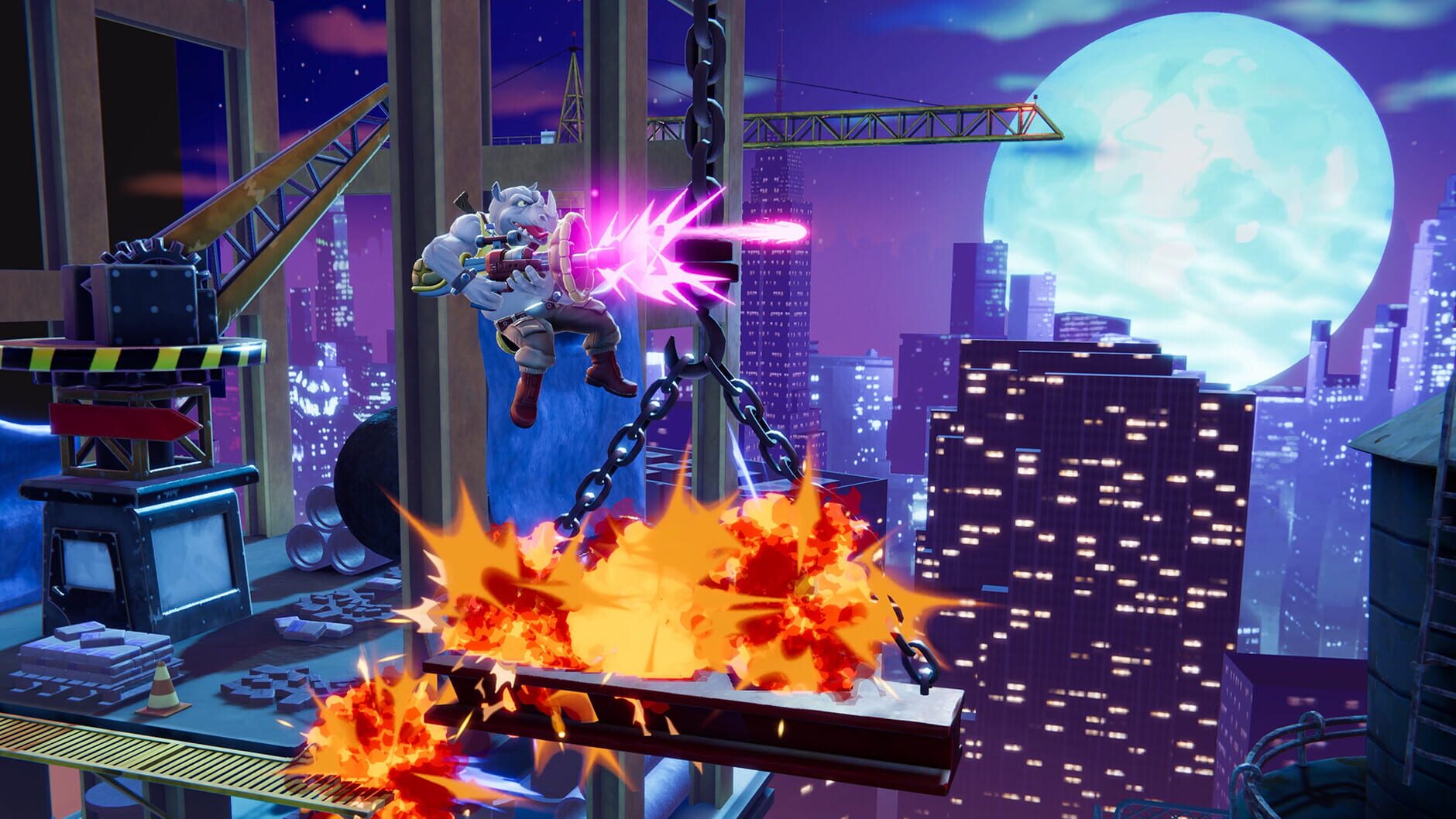 Screenshot for Nickelodeon: All-Star Brawl 2 - Rocksteady Brawl Pack