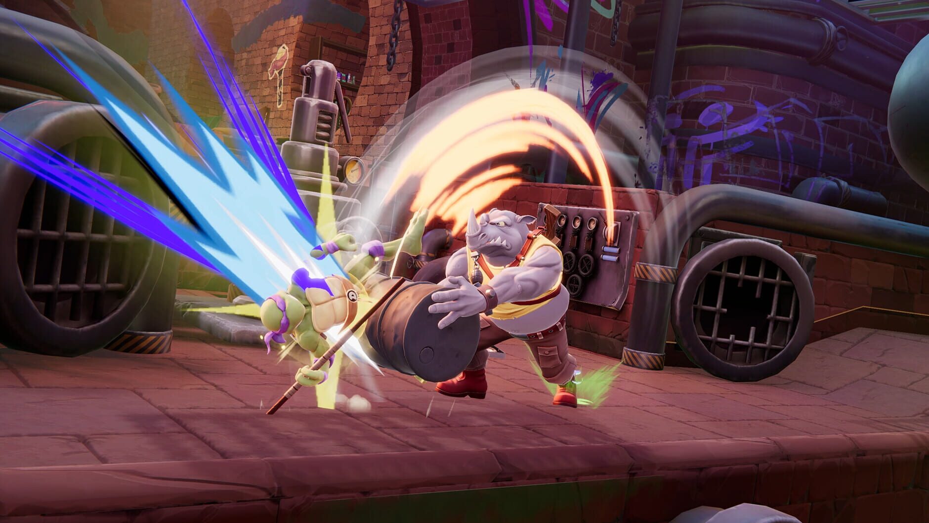 Screenshot for Nickelodeon: All-Star Brawl 2 - Rocksteady Brawl Pack