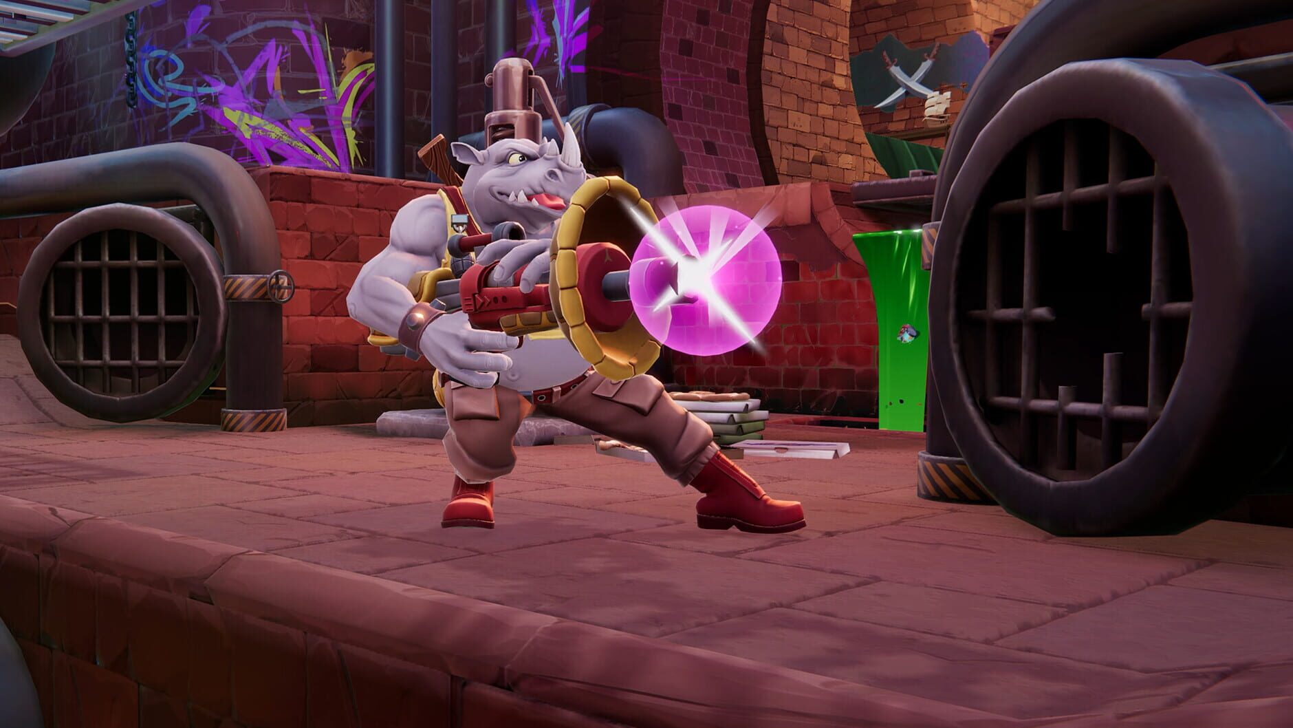 Screenshot for Nickelodeon: All-Star Brawl 2 - Rocksteady Brawl Pack