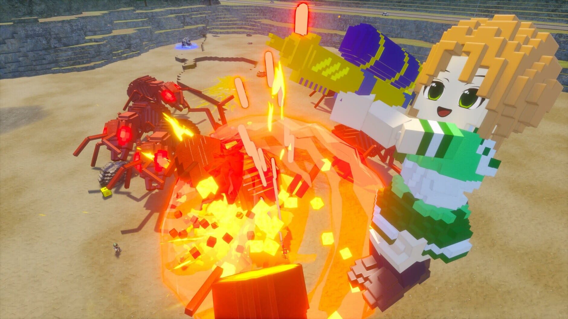 Screenshot for Earth Defense Force: World Brothers 2 - Believe in Your Dream: Riho Futaba, Age 14 (Summer) Joins the Fight