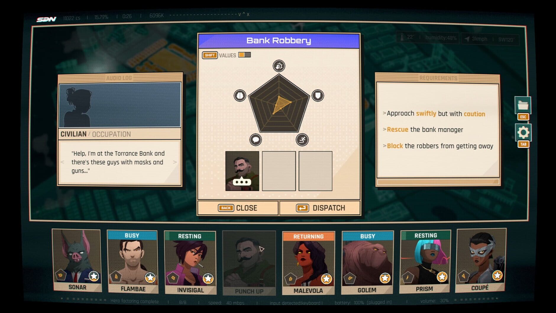 Screenshot for Dispatch