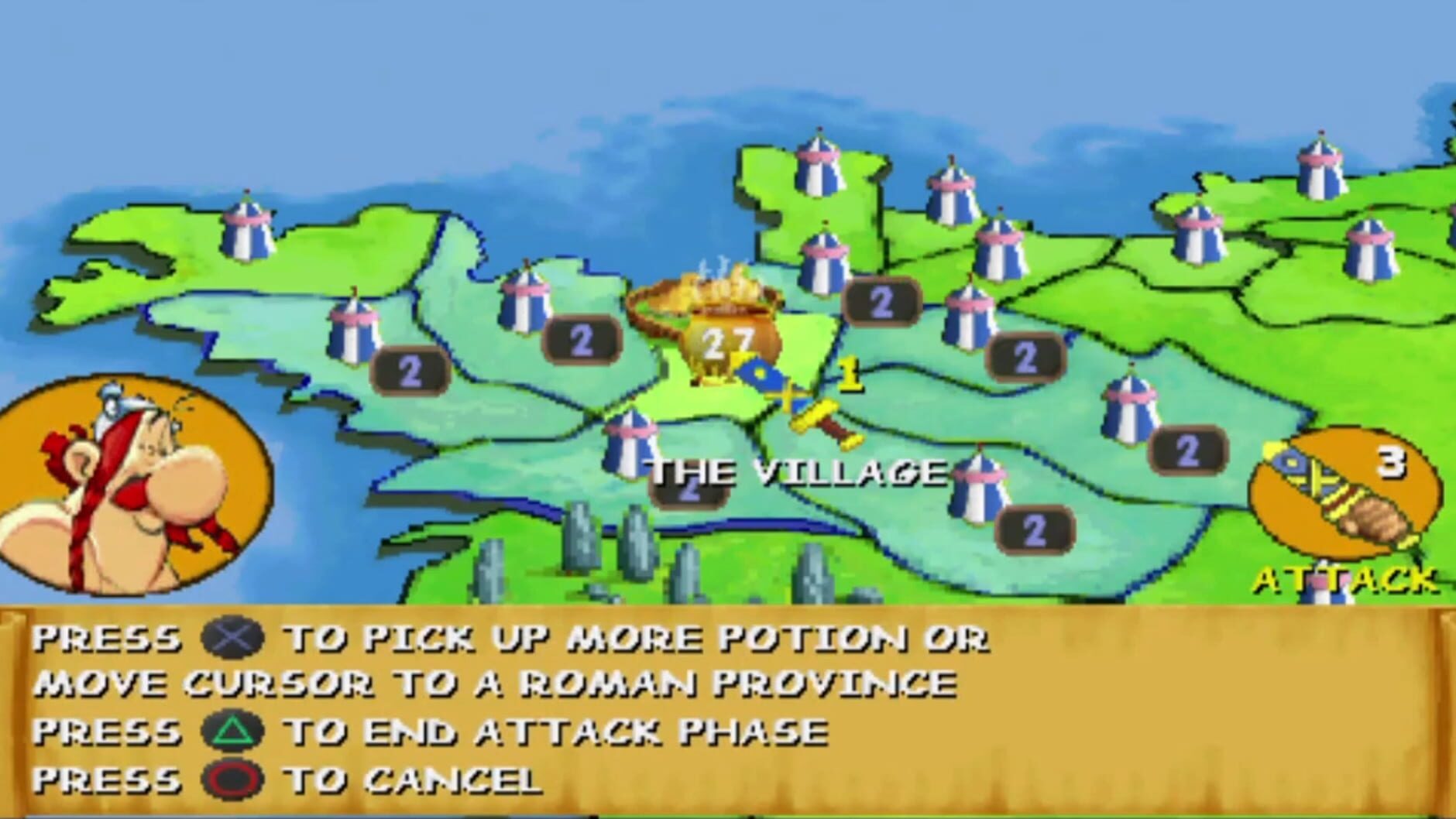 Screenshot for Astérix: The Gallic War