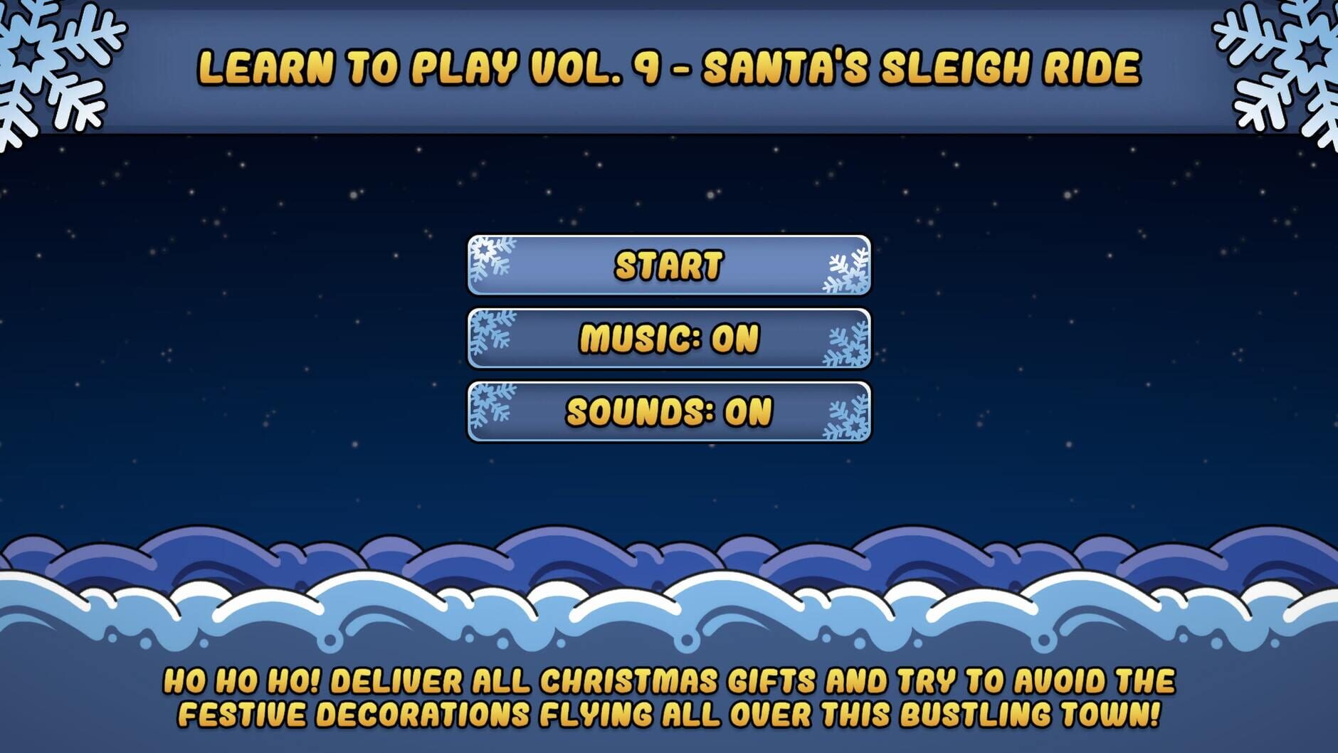 Screenshot for Learn to Play Vol. 9: Santa's Sleigh Ride