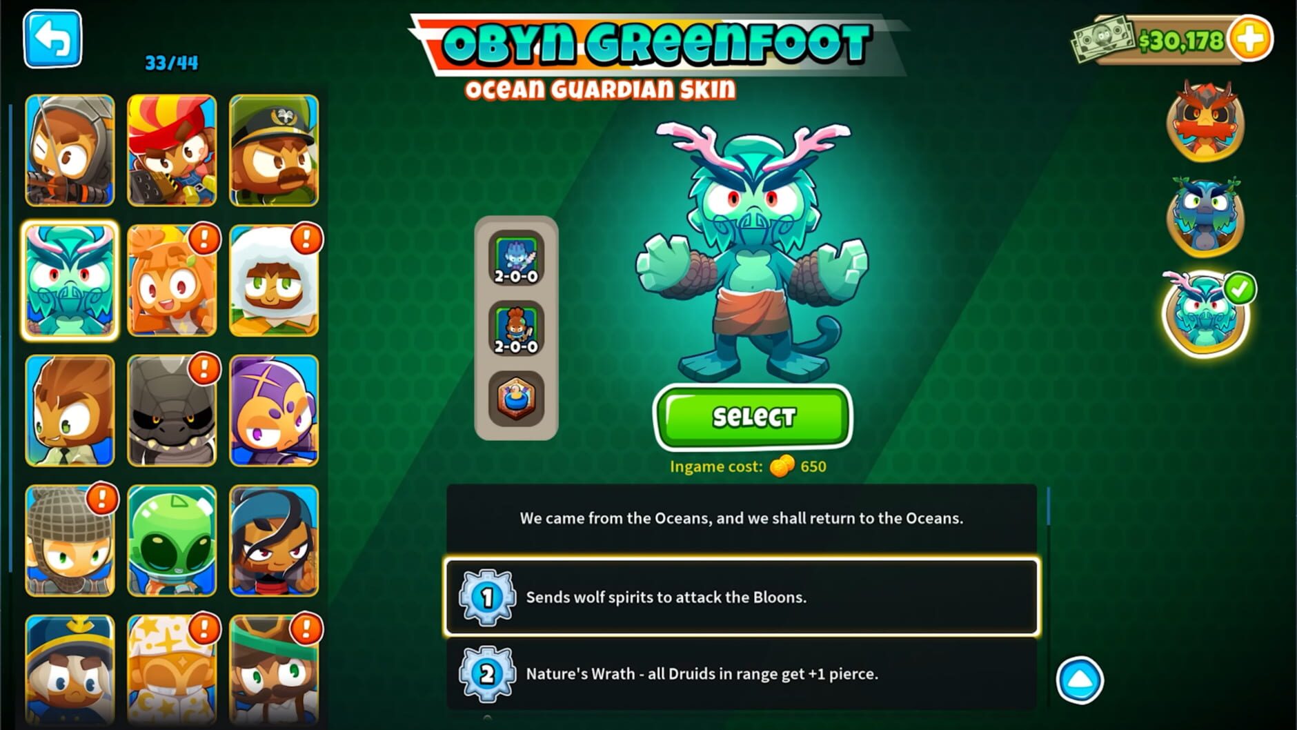 Screenshot for Bloons TD 6: Rogue Legends