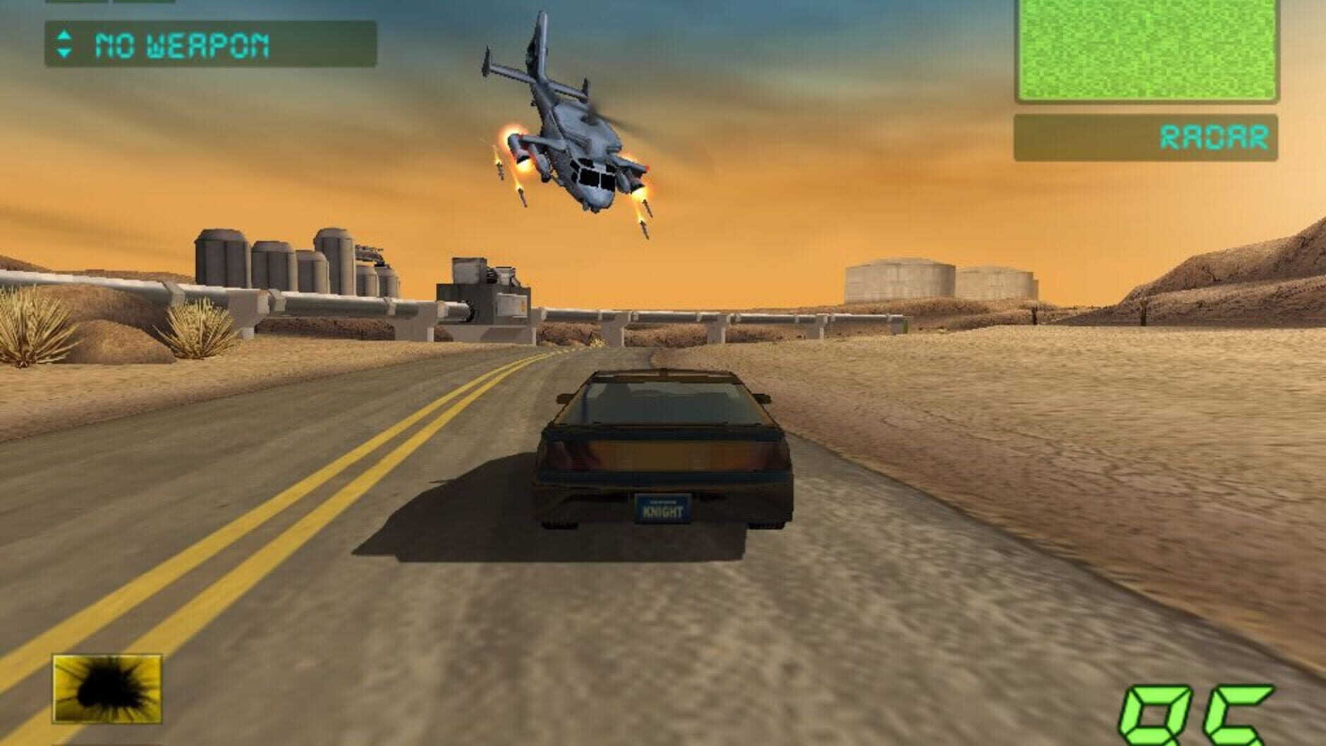 Screenshot for Knight Rider 2: The Game