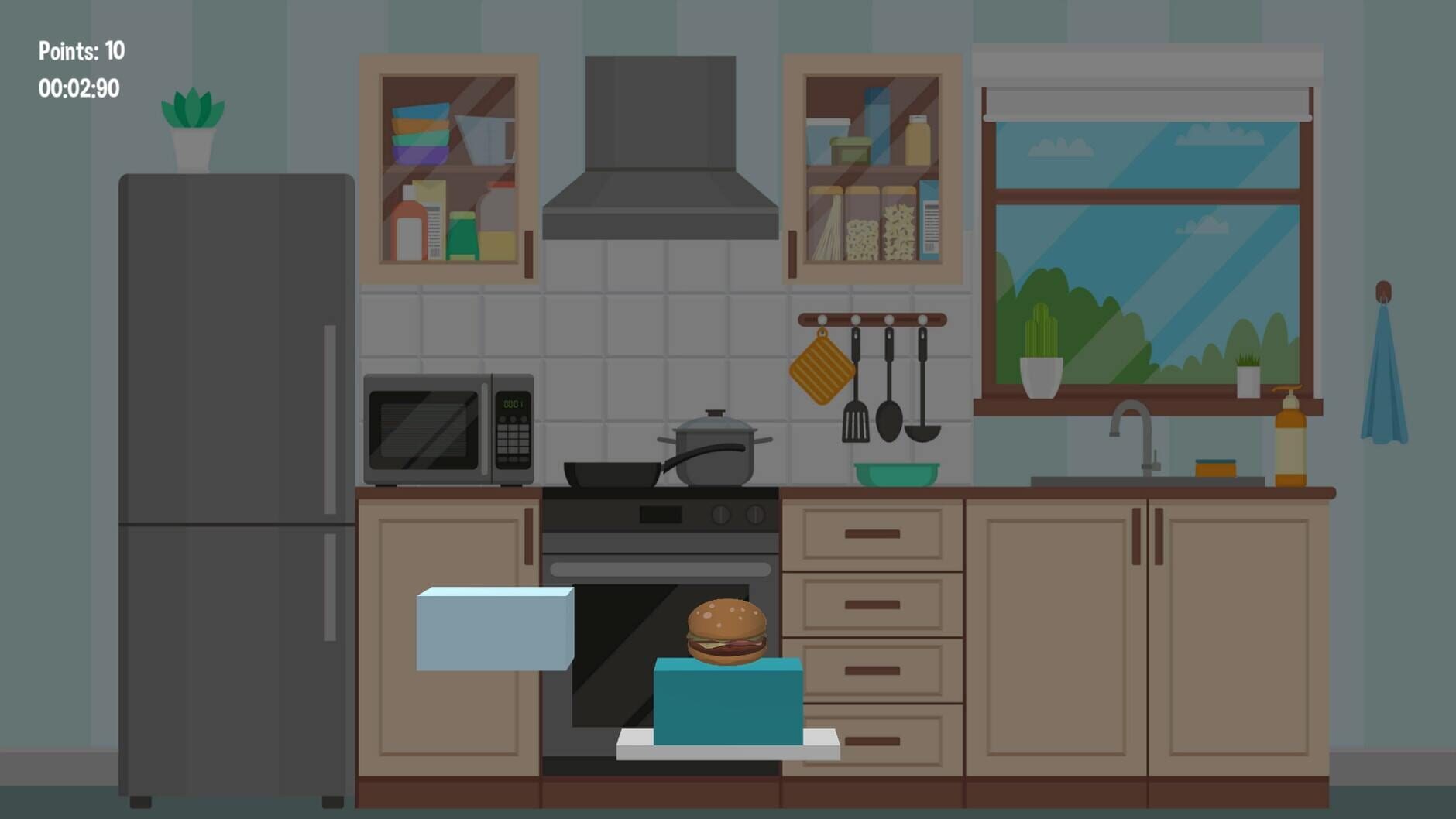 Screenshot for The Jumping Burger Climb