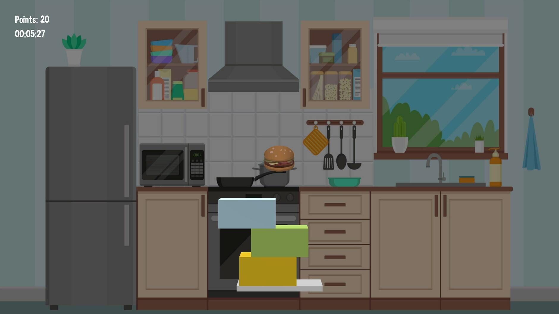 Screenshot for The Jumping Burger Climb