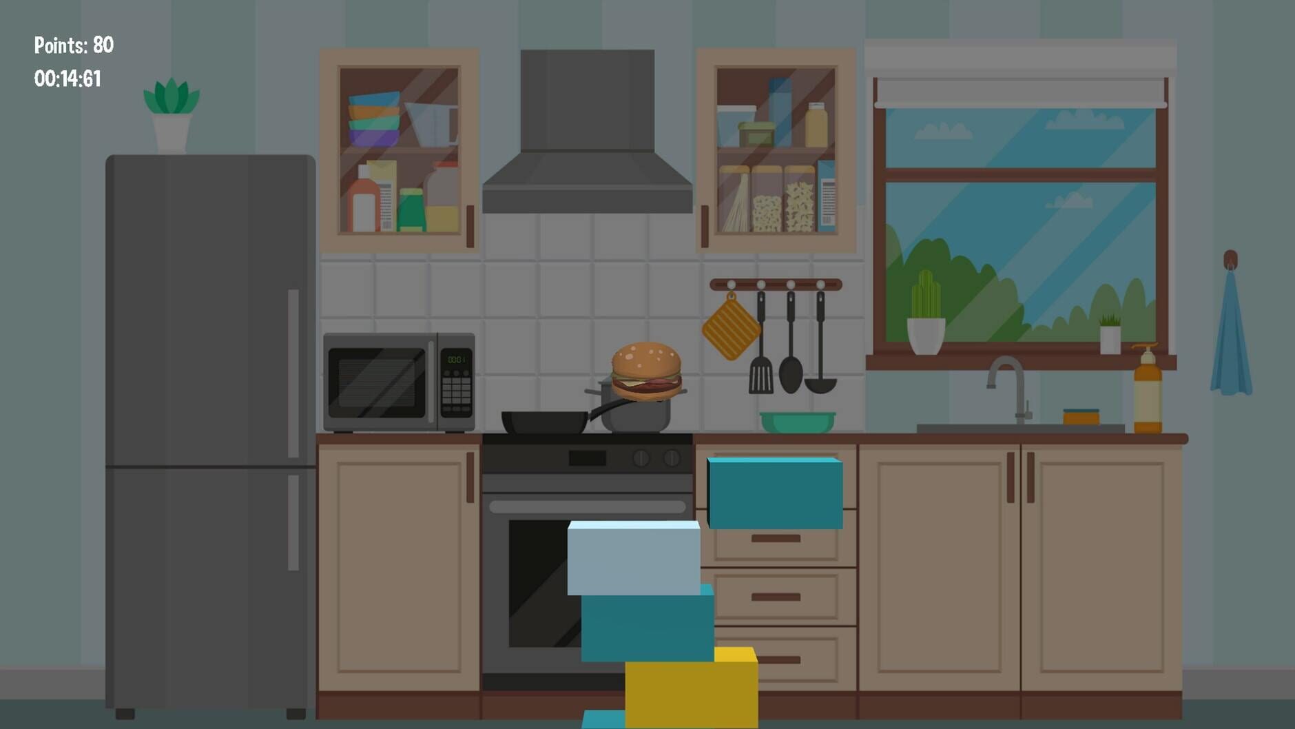 Screenshot for The Jumping Burger Climb