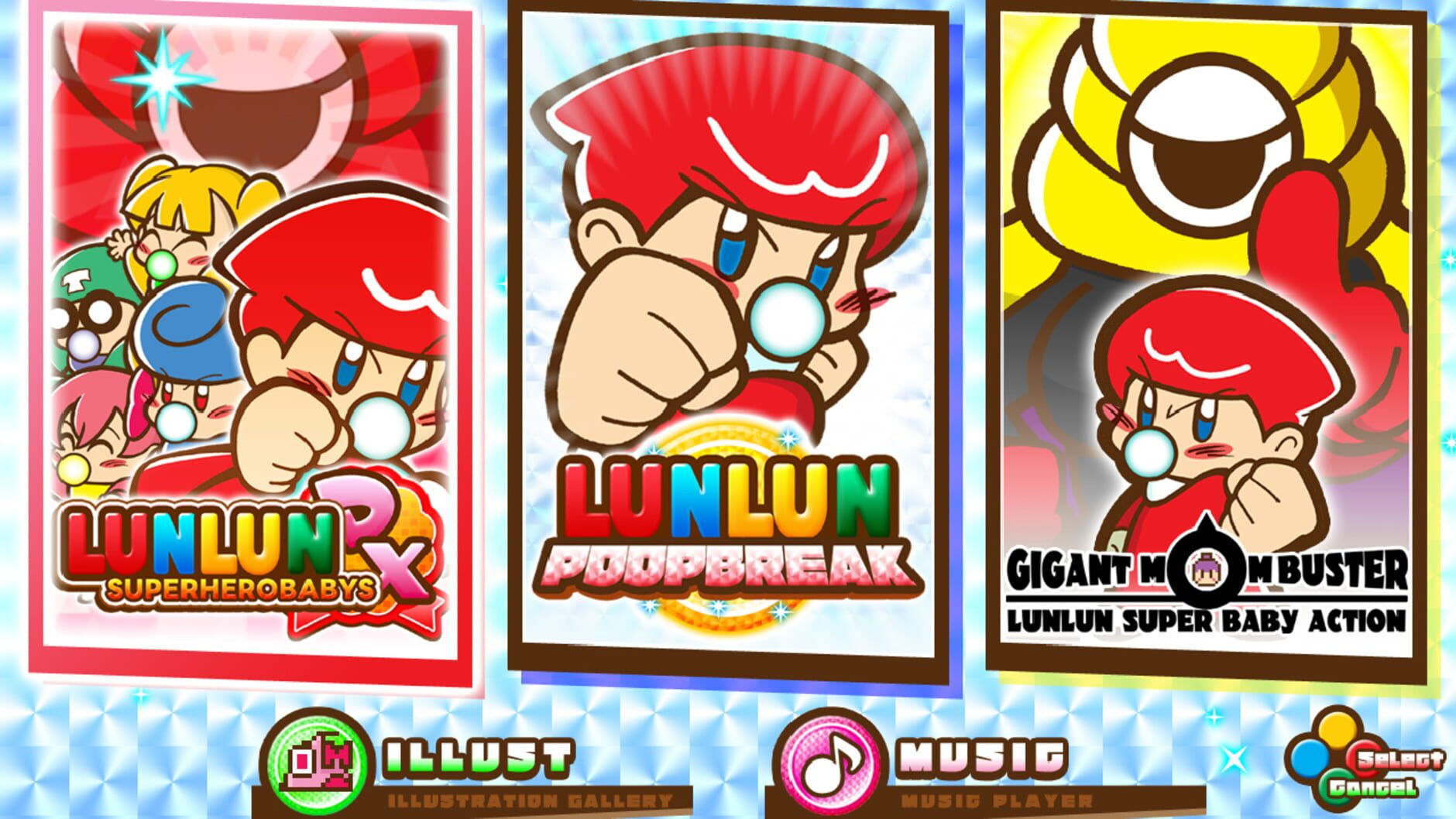 Screenshot for Pixel Game Maker Series: Lunlun Super Hero Babies Plus NewGames