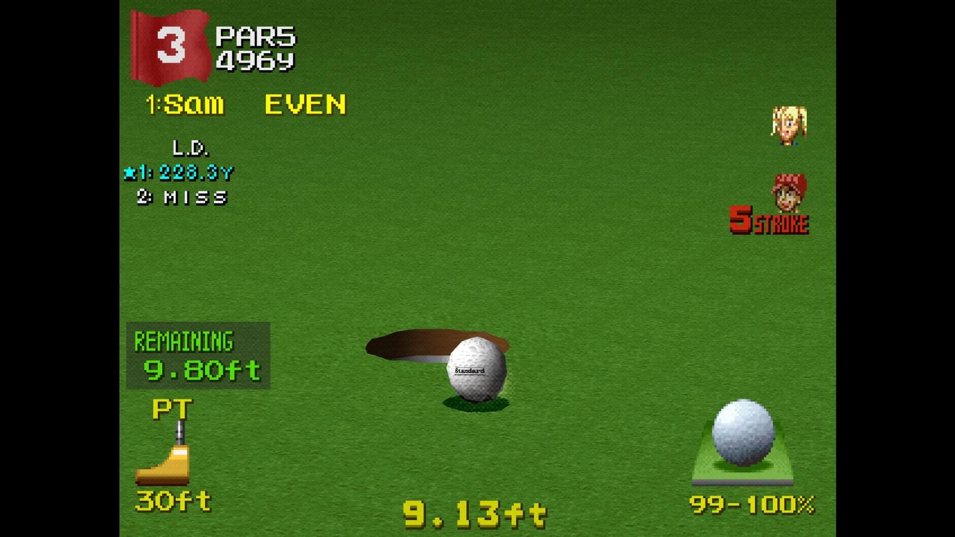 Screenshot for Hot Shots Golf 2