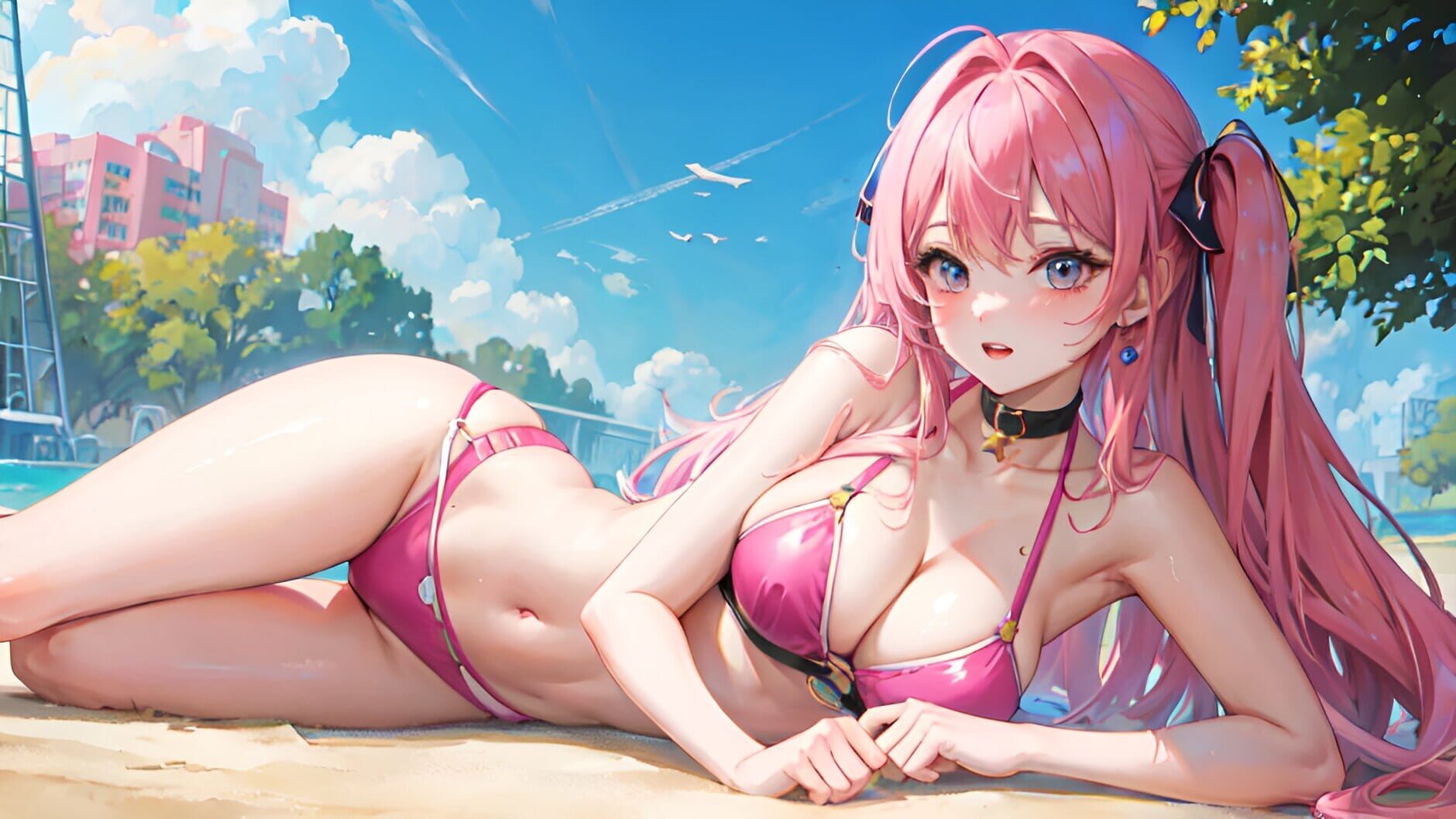 Screenshot for Beautiful Sakura: Racing Club