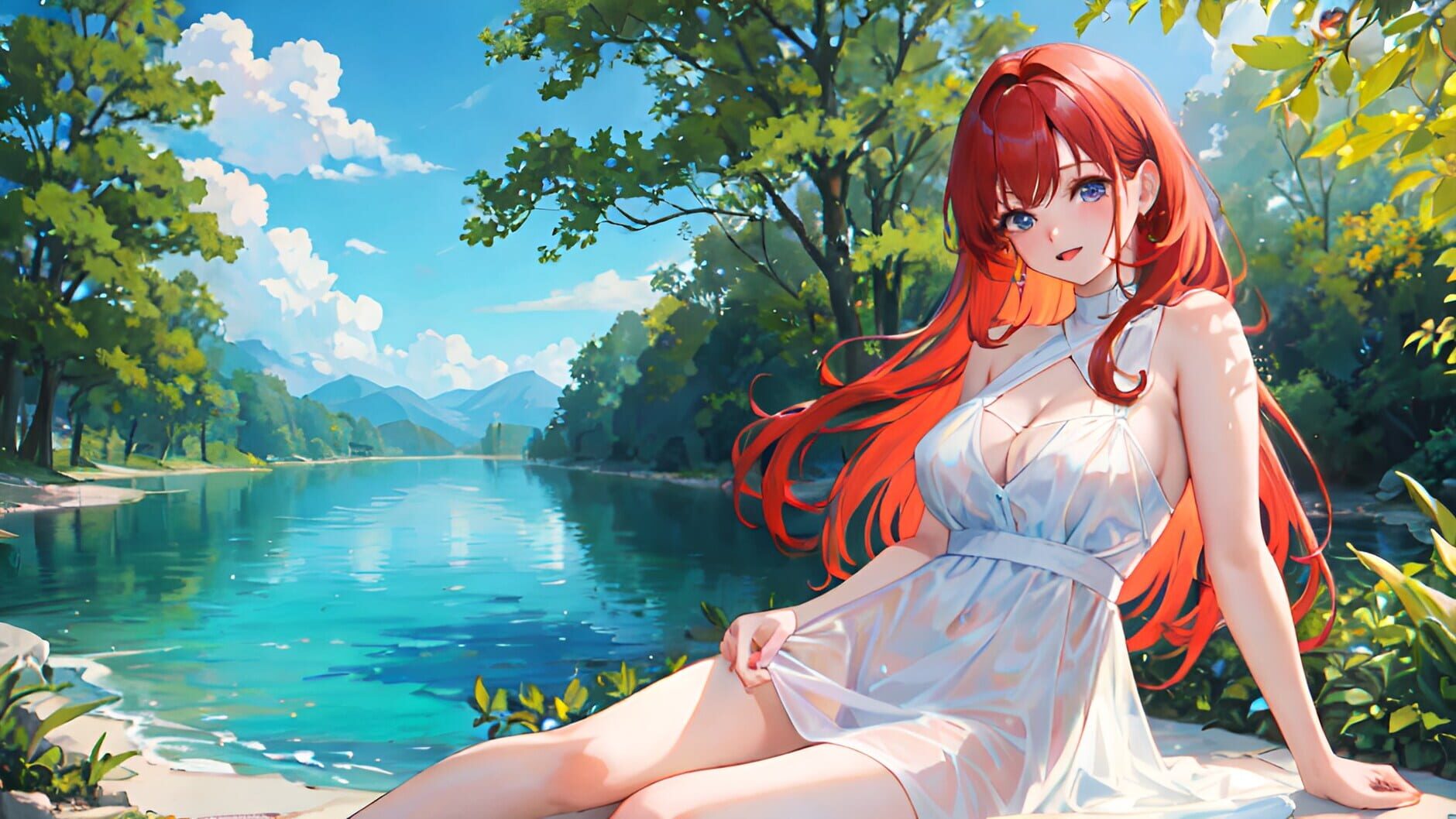 Screenshot for Beautiful Sakura: Racing Club