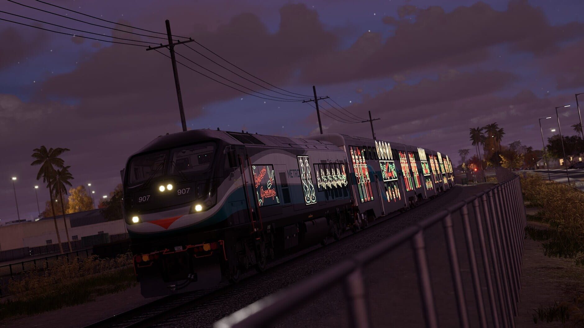 Screenshot for Train Sim World 5: Metrolink Holiday Train Pack