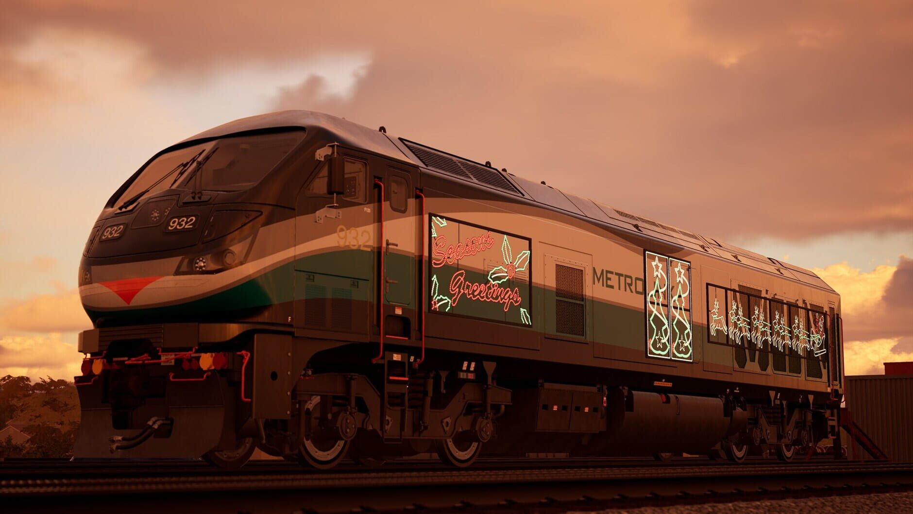 Screenshot for Train Sim World 5: Metrolink Holiday Train Pack